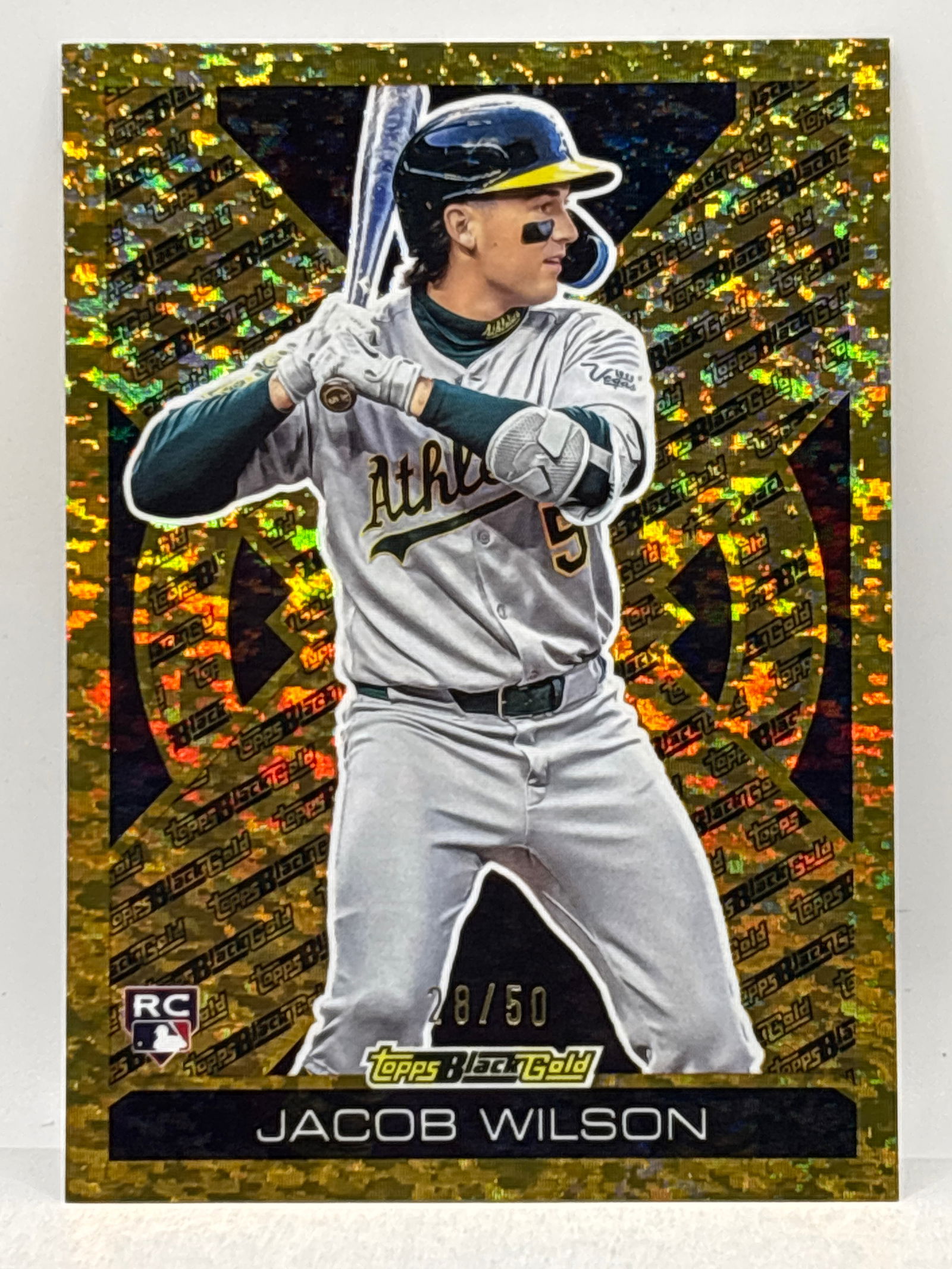 /50 2025 TOPPS BLACK GOLD JACOB WILSON ROOKIE CARD: THE HOBBY BOX