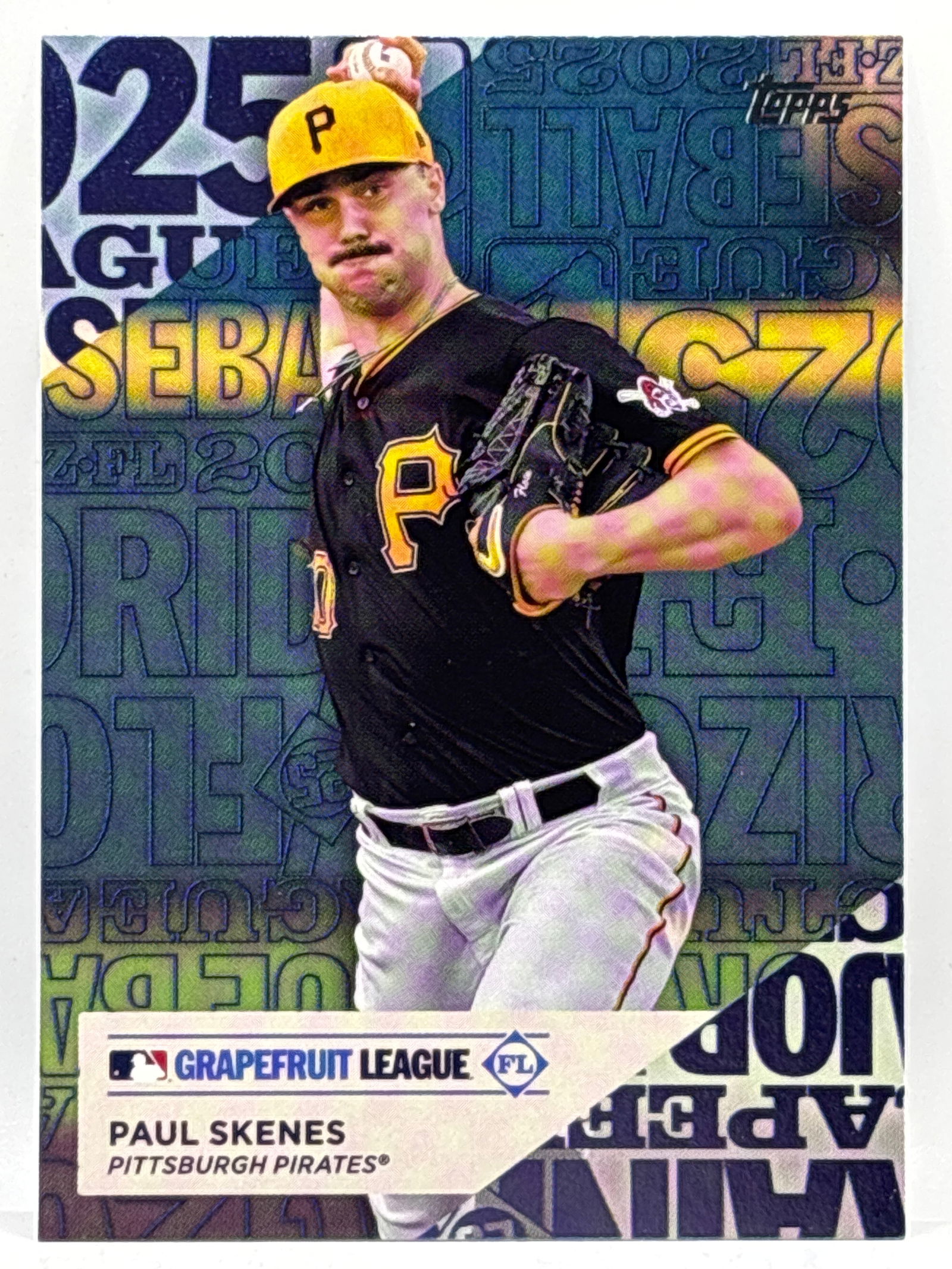 2025 TOPPS GRAPEFRUIT LEAGUE PAUL SKENES INSERT (1 of 2)