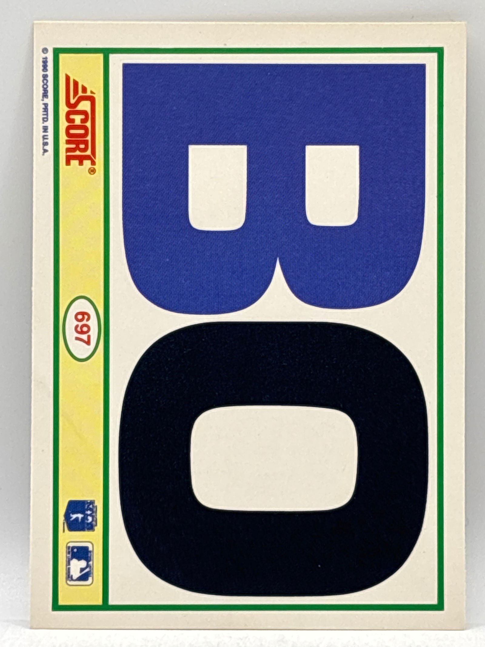 ICONIC 1990 SCORE BO JACKSON BO INSERT - 2