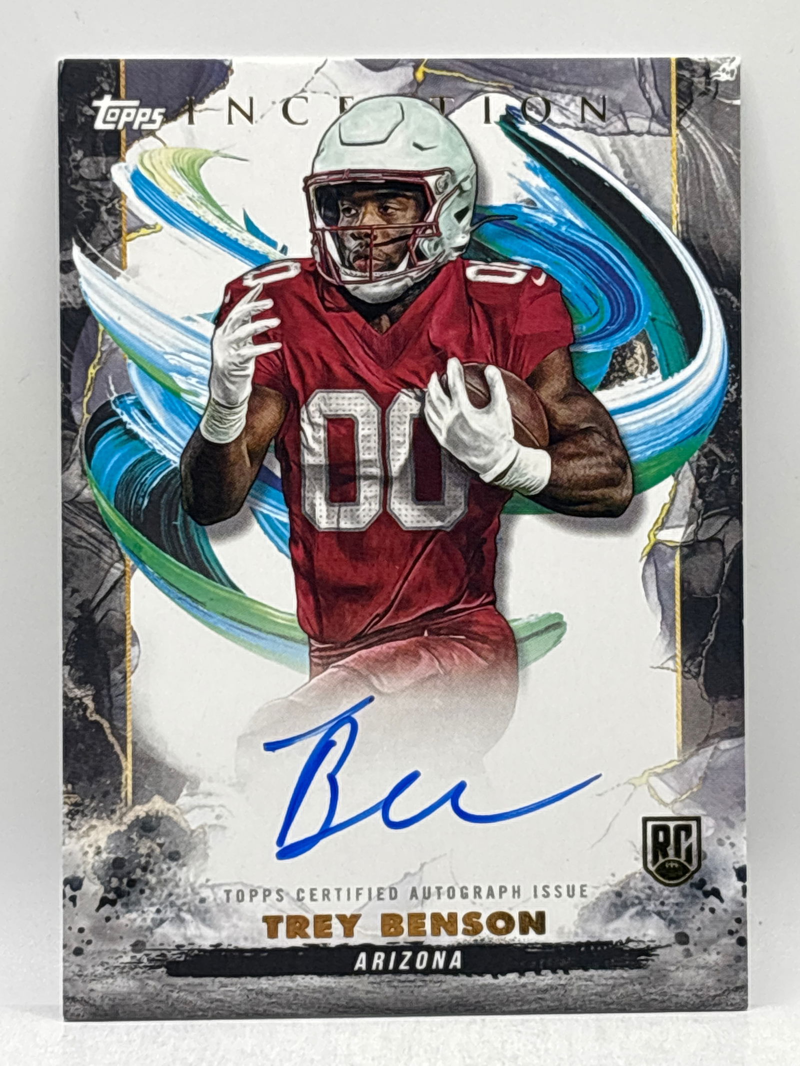 2024 TOPPS INCEPTION TREY BENSON ON-CARD AUTOGRAPHED ROOKIE CARD: THE HOBBY BOX