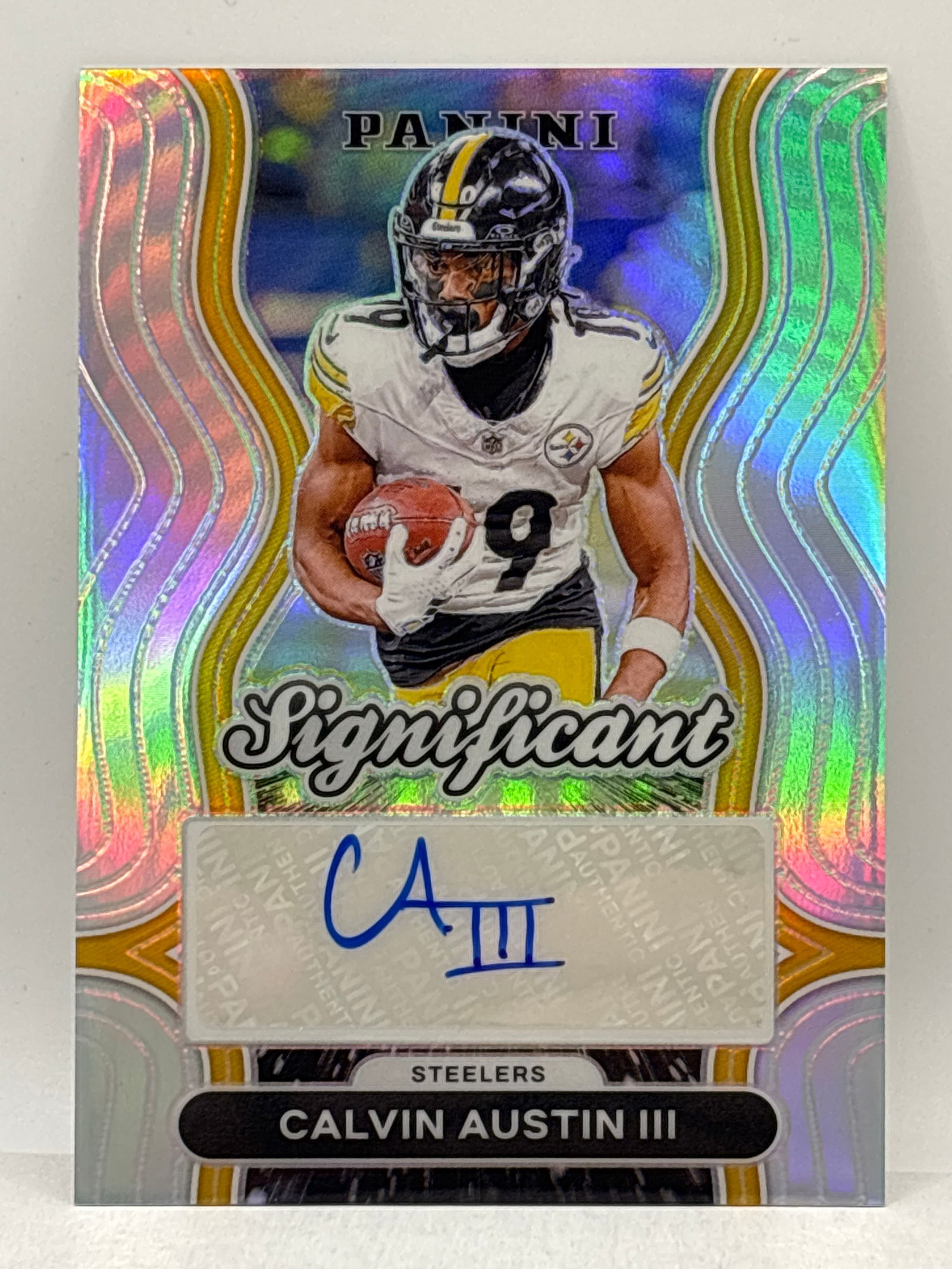 2024 PANINI SELECT CALVIN AUSTIN III PRIZM HOLO AUTOGRAPHED ROOKIE CARD: THE HOBBY BOX
