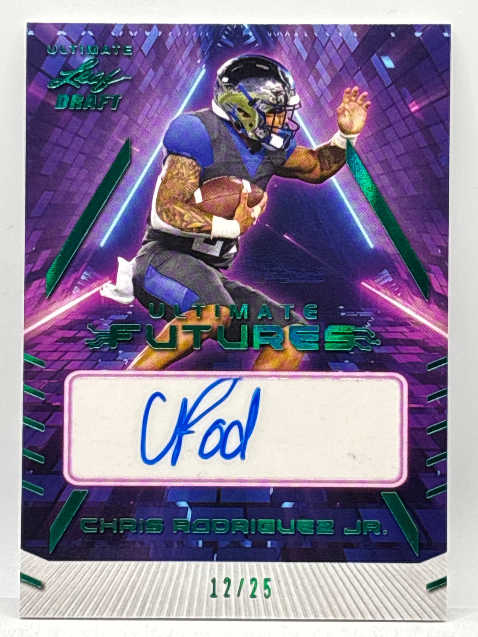 /25 2022 ULTIMATE LEAF DRAFT CHRIS RODRIGUEZ JR AUTOGRAPHED ROOKIE CARD: THE HOBBY BOX