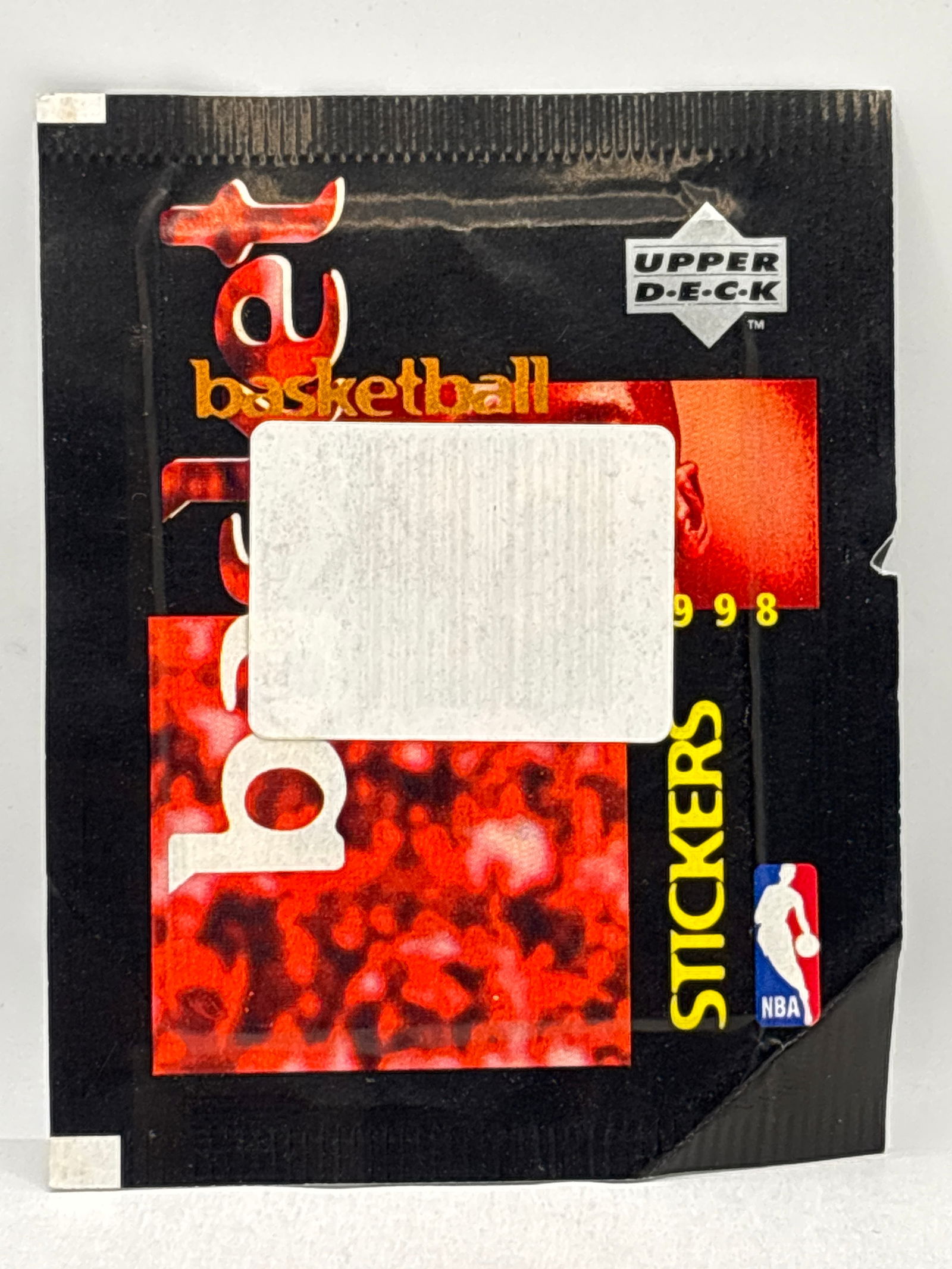 1997-98 UPPER DECK NBA BASKETBALL STICKER PACK: THE HOBBY BOX