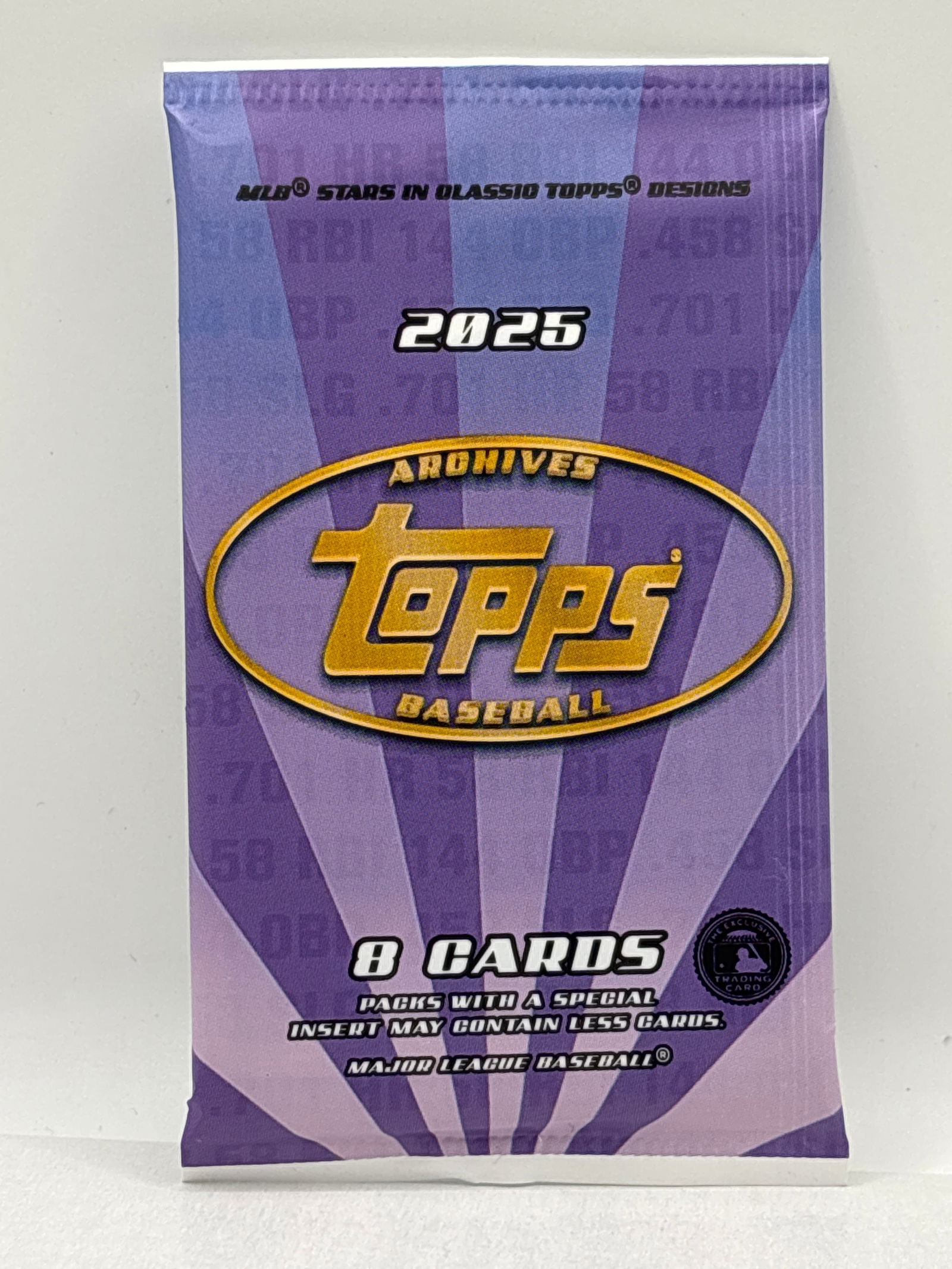 2025 TOPPS ARCHIVES MLB BASEBALL PACK: THE HOBBY BOX