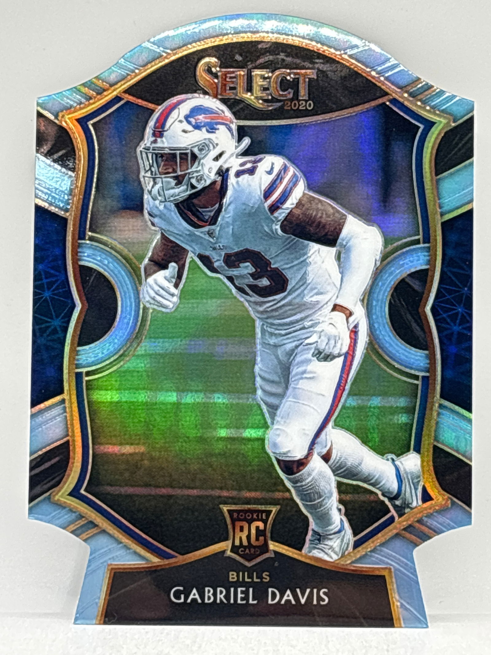 2020 PANINI SELECT GABRIEL DAVIS LIGHT BLUE DIE-CUT PRIZM HOLO ROOKIE CARD: THE HOBBY BOX