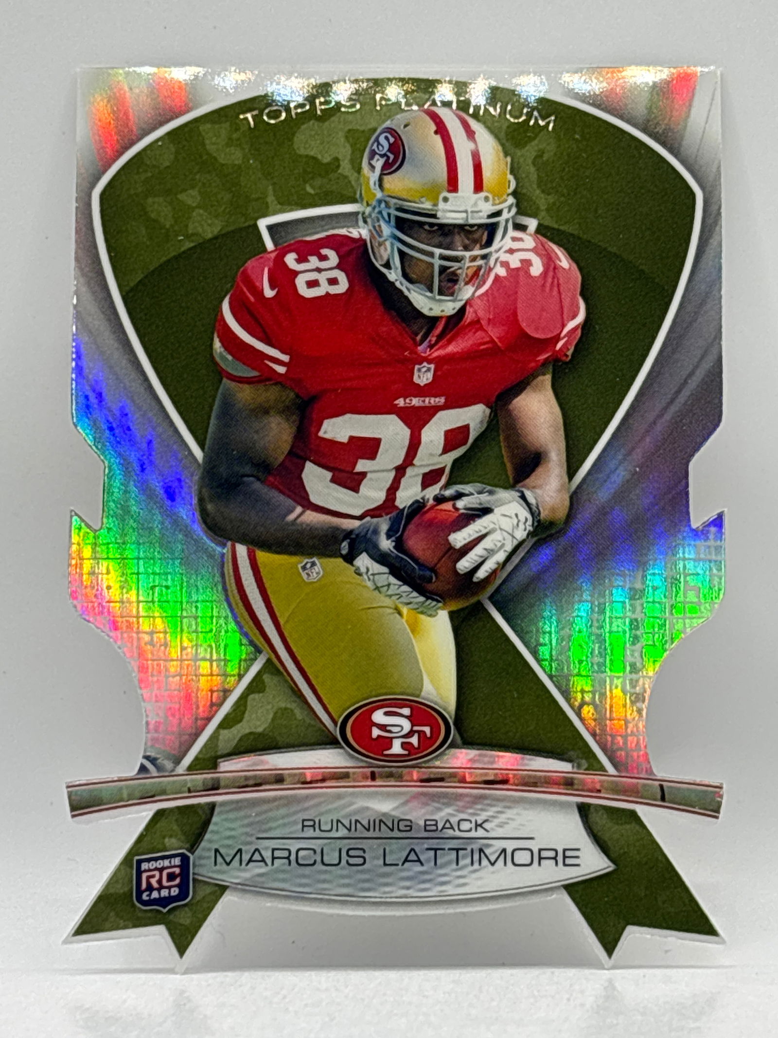 2013 TOPPS PLATINUM MARCUS LATTIMORE DIE-CUT ROOKIE CARD: THE HOBBY BOX