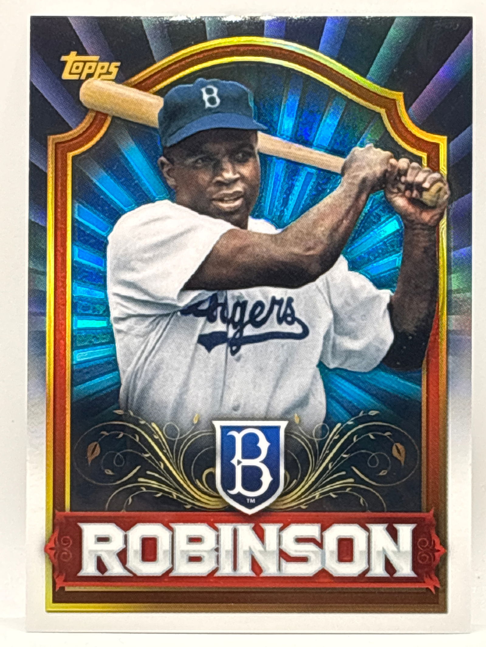 2011 TOPPS VALUE BOX CHROME JACKIE ROBINSON INSERT: THE HOBBY BOX