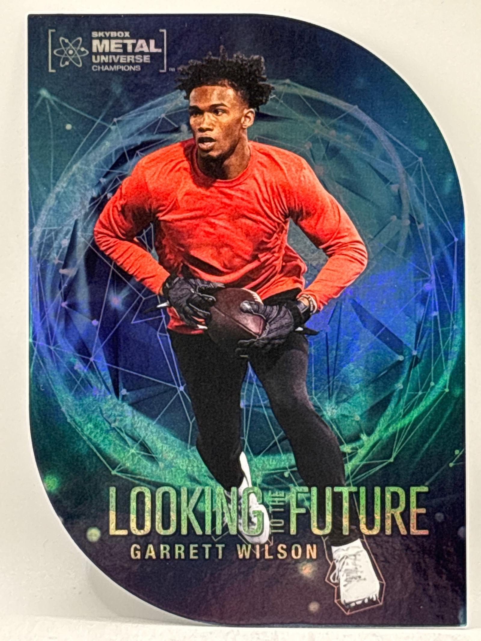 2022 SKYBOX METAL UNIVERSE CHAMPIONS GARRETT WILSON LOOKING TO THE FUTURE DIE-CUT ROOKIE INSERT: THE HOBBY BOX