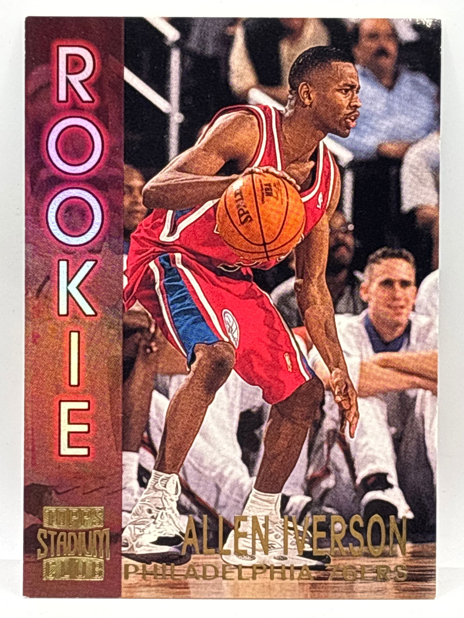 1997 TOPPS STADIUM CLUB ALLEN IVERSON ROOKIE CARD: THE HOBBY BOX