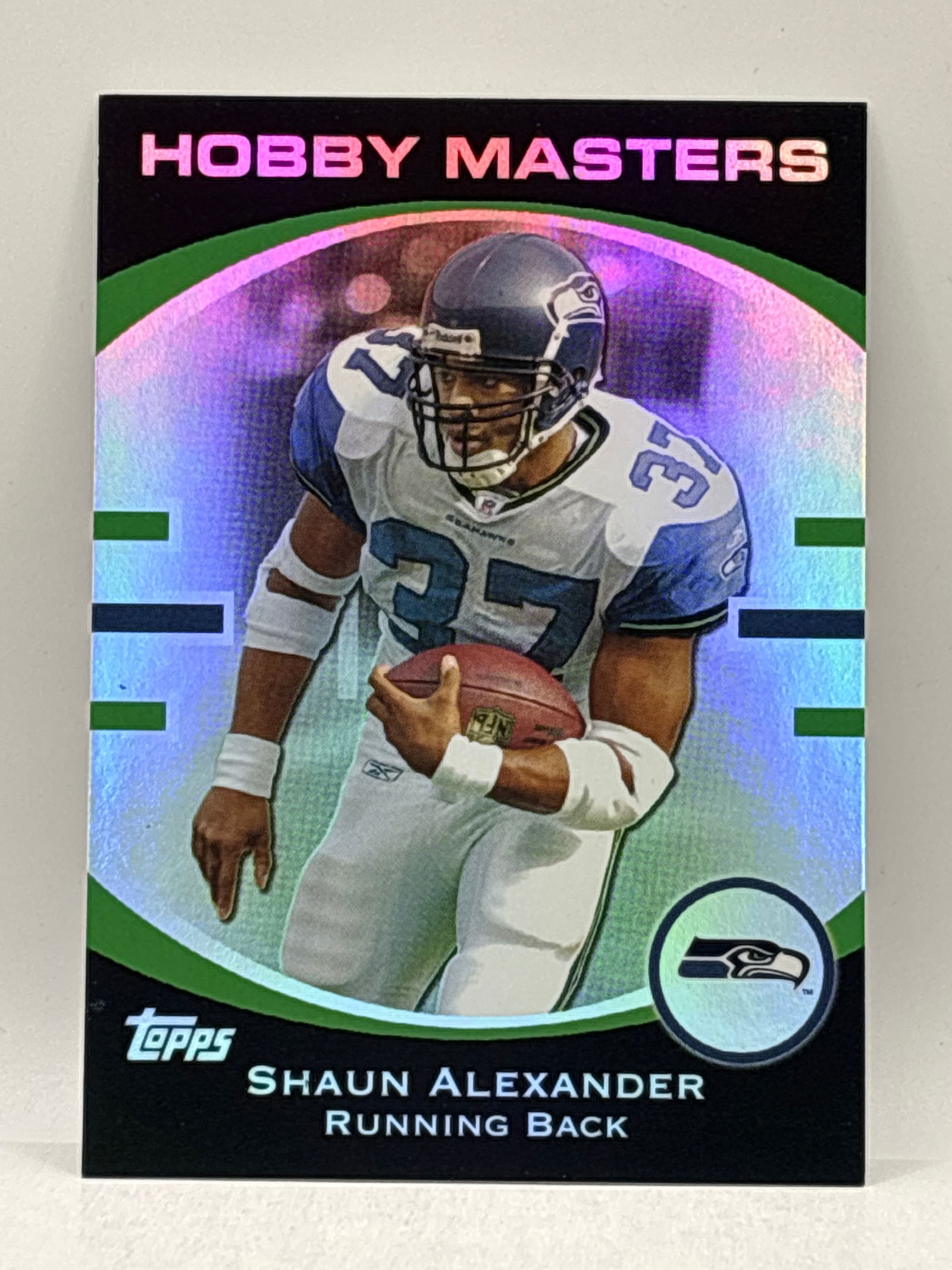 2007 TOPPS HOBBY MASTERS SHAUN ALEXANDER INSERT: THE HOBBY BOX