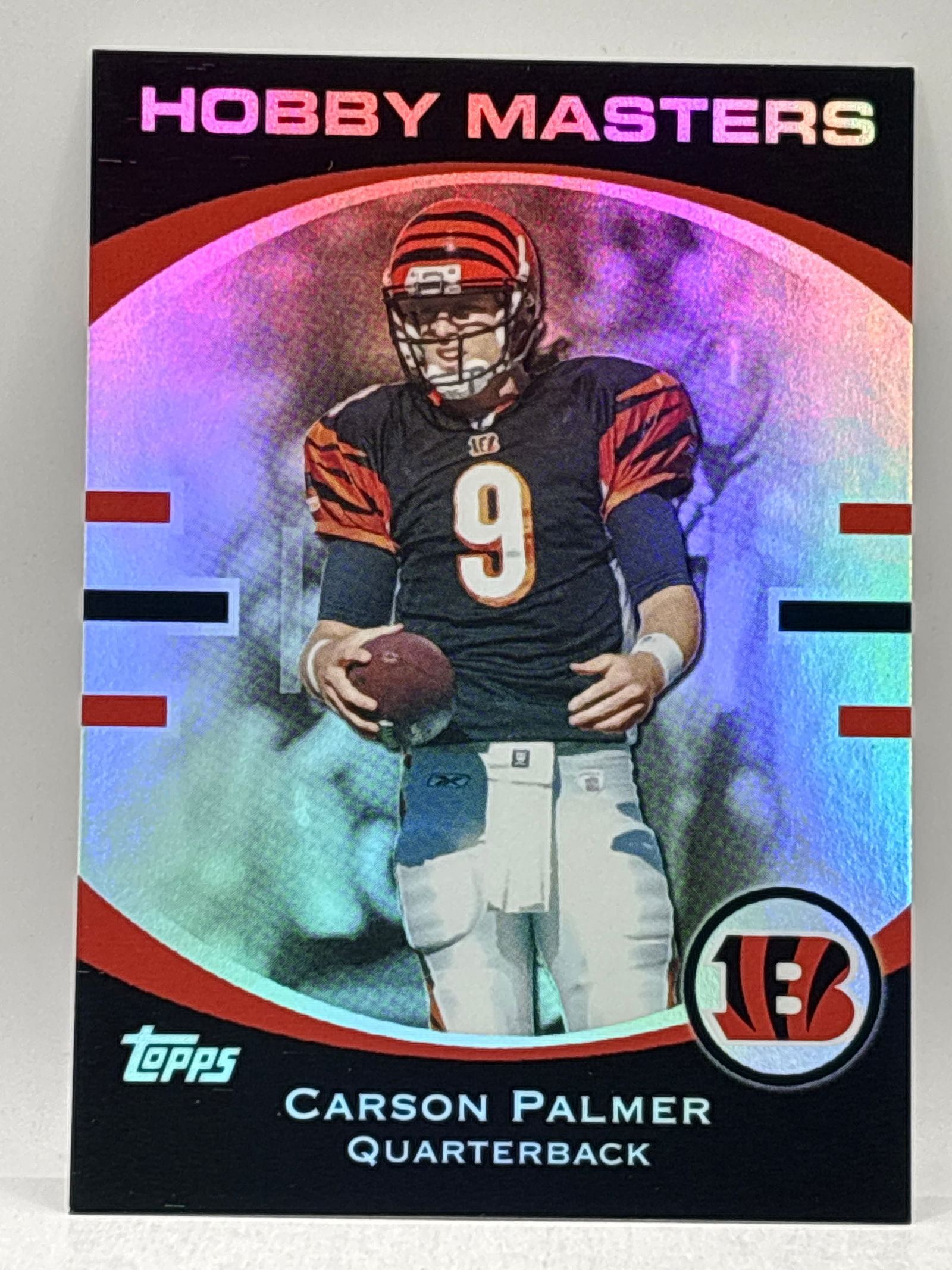 2007 TOPPS HOBBY MASTERS CARSON PALMER INSERT: THE HOBBY BOX