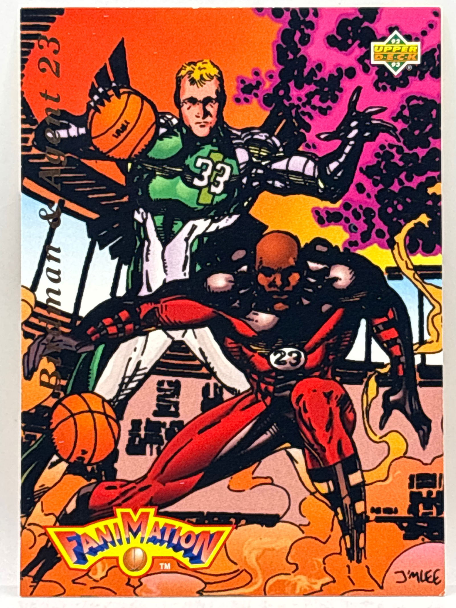 1993 UPPER DECK FANIMATION BIRDMAN & AGENT 23 LARRY BIRD & MICHAEL JORDAN: THE HOBBY BOX