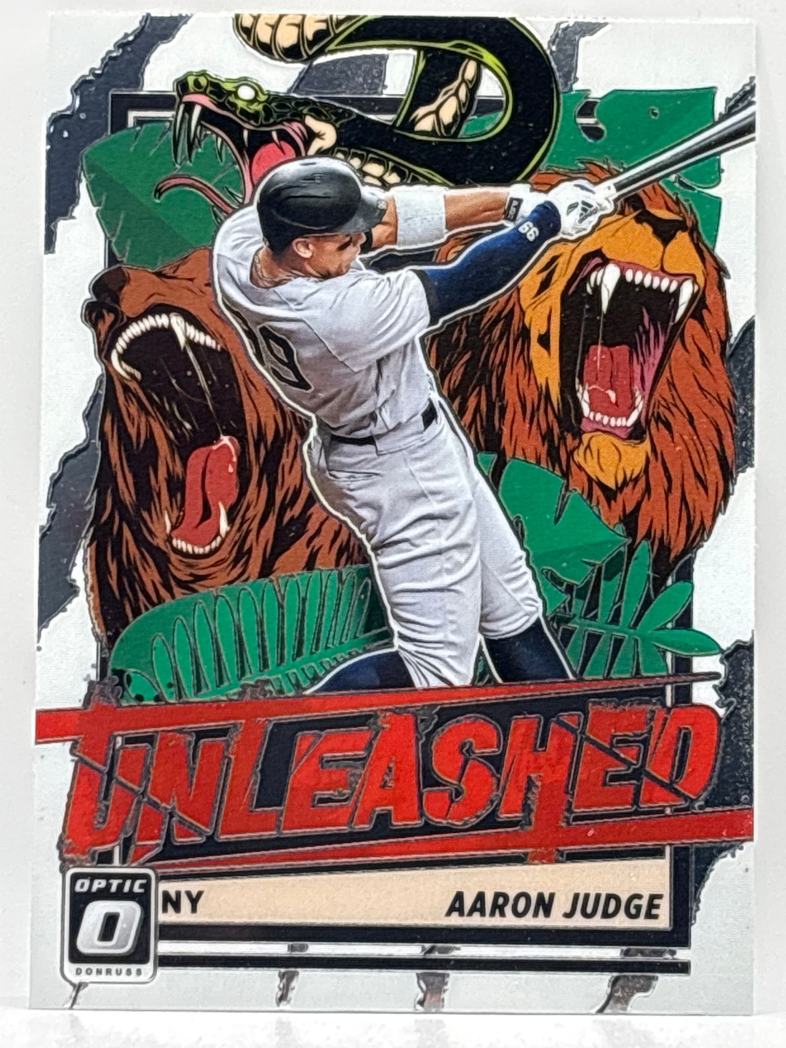2021 PANINI DONRUSS OPTIC AARON JUDGE UNLEASHED INSERT: THE HOBBY BOX