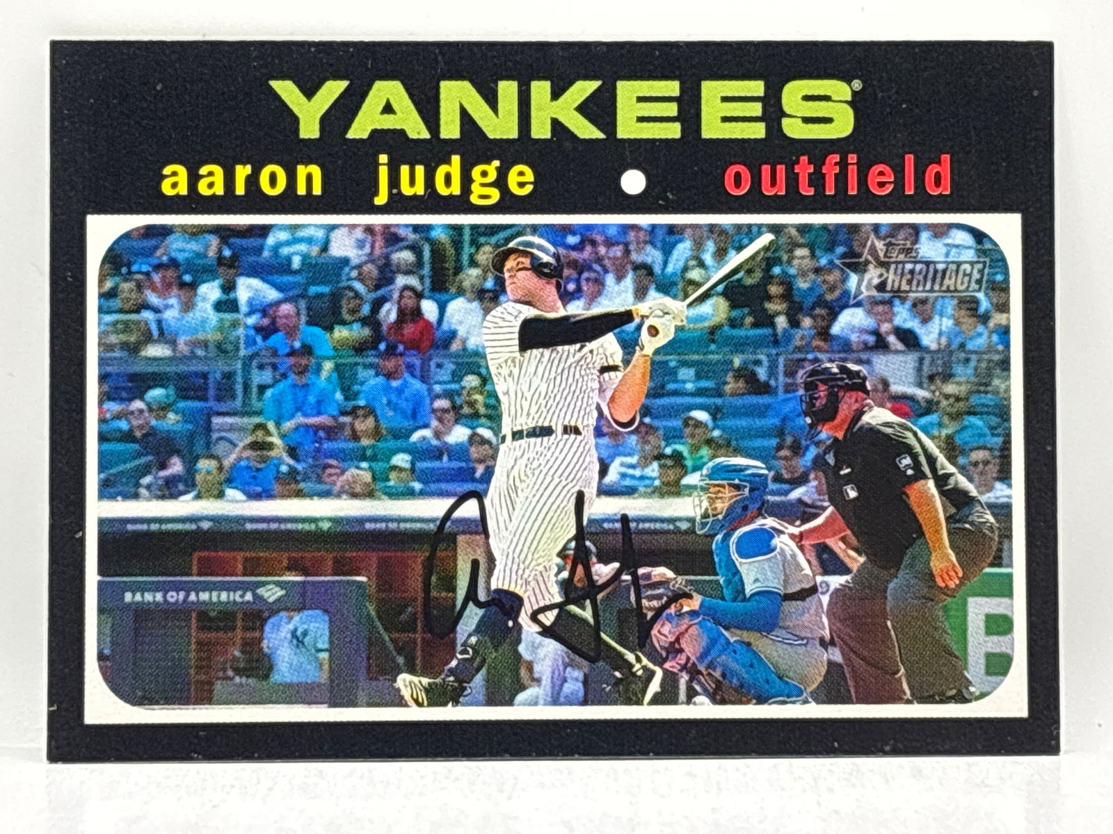 2020 TOPPS HERITAGE AARON JUDGE (1 of 2)