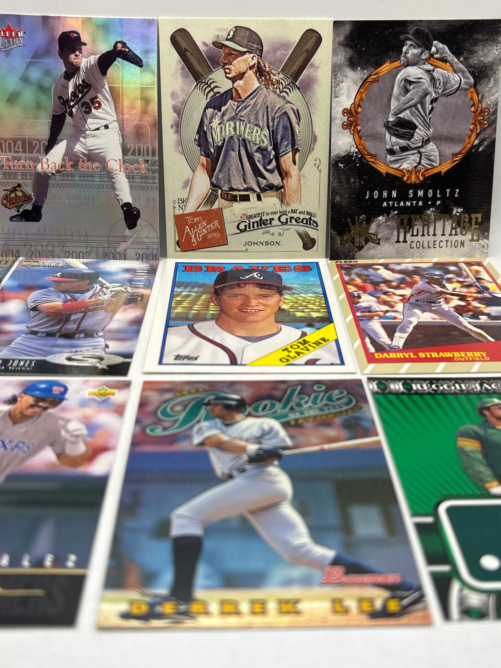 VINTAGE MLB BASEBALL INSERT LOT: THE HOBBY BOX