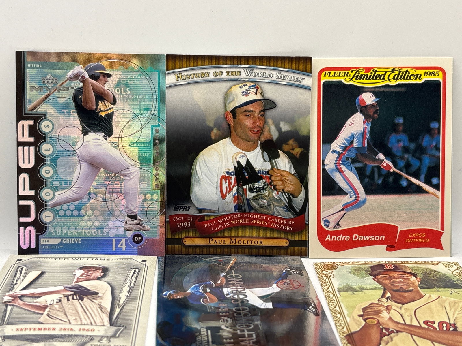 VINTAGE MLB BASEBALL INSERT LOT - 3