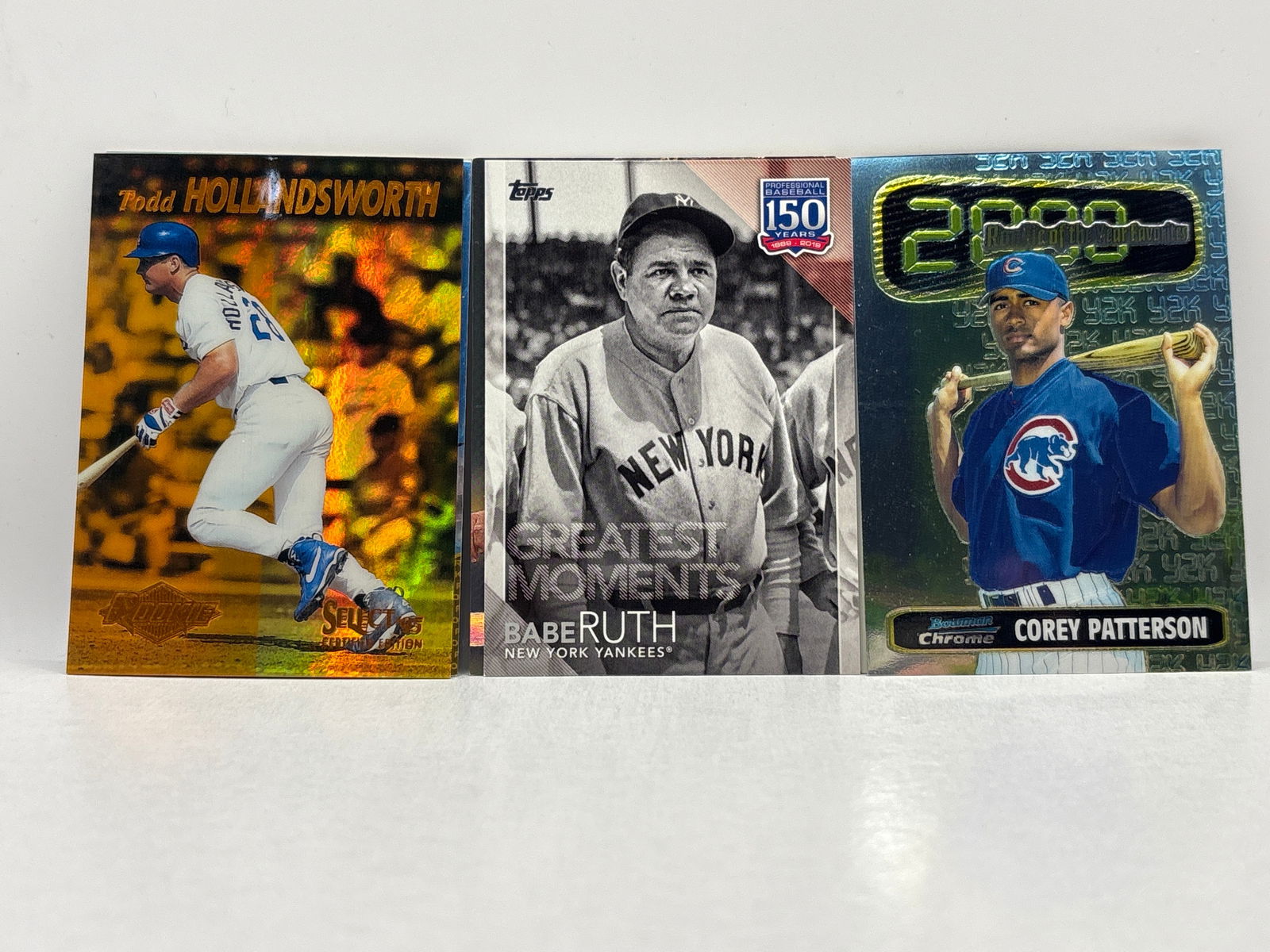 VINTAGE MLB BASEBALL INSERT LOT - 4