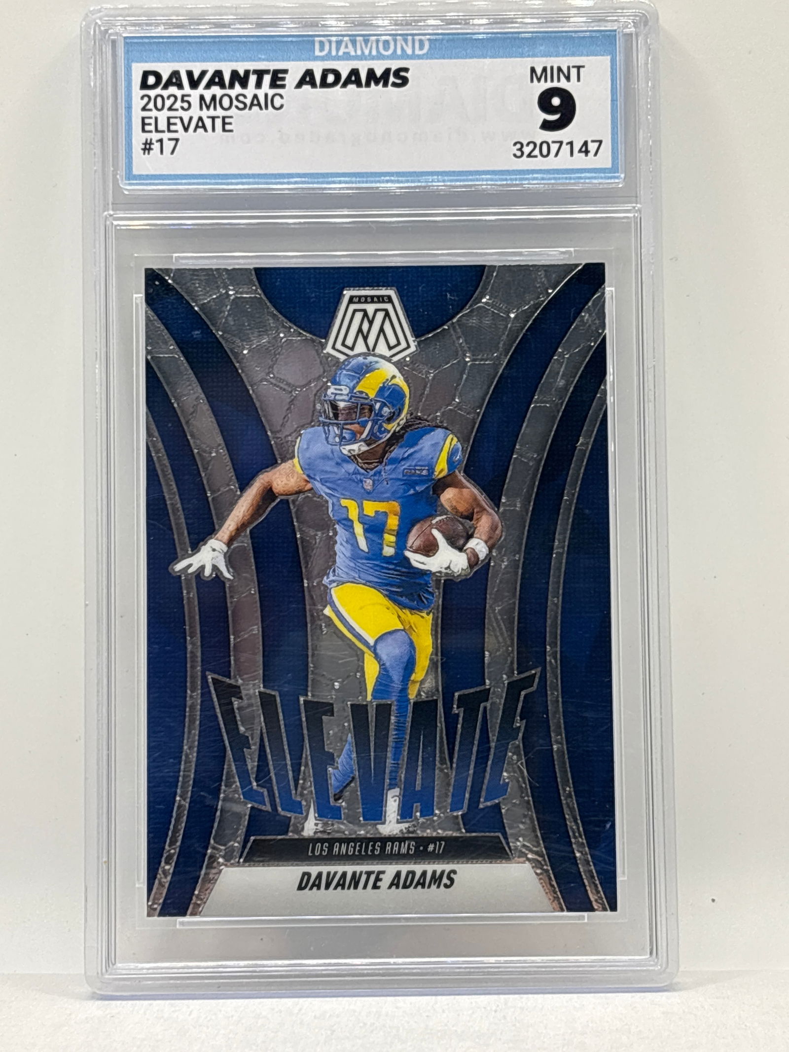 2025 PANINI MOSAIC DAVANTE ADAMS ELEVATE GRADED MINT 9: THE HOBBY BOX