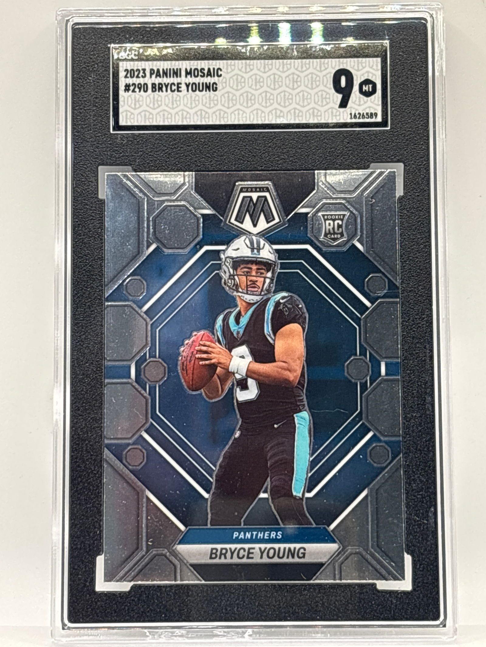 2023 PANINI MOSAIC BRYCE YOUNG ROOKIE CARD GRADED SGC MINT 9: THE HOBBY BOX