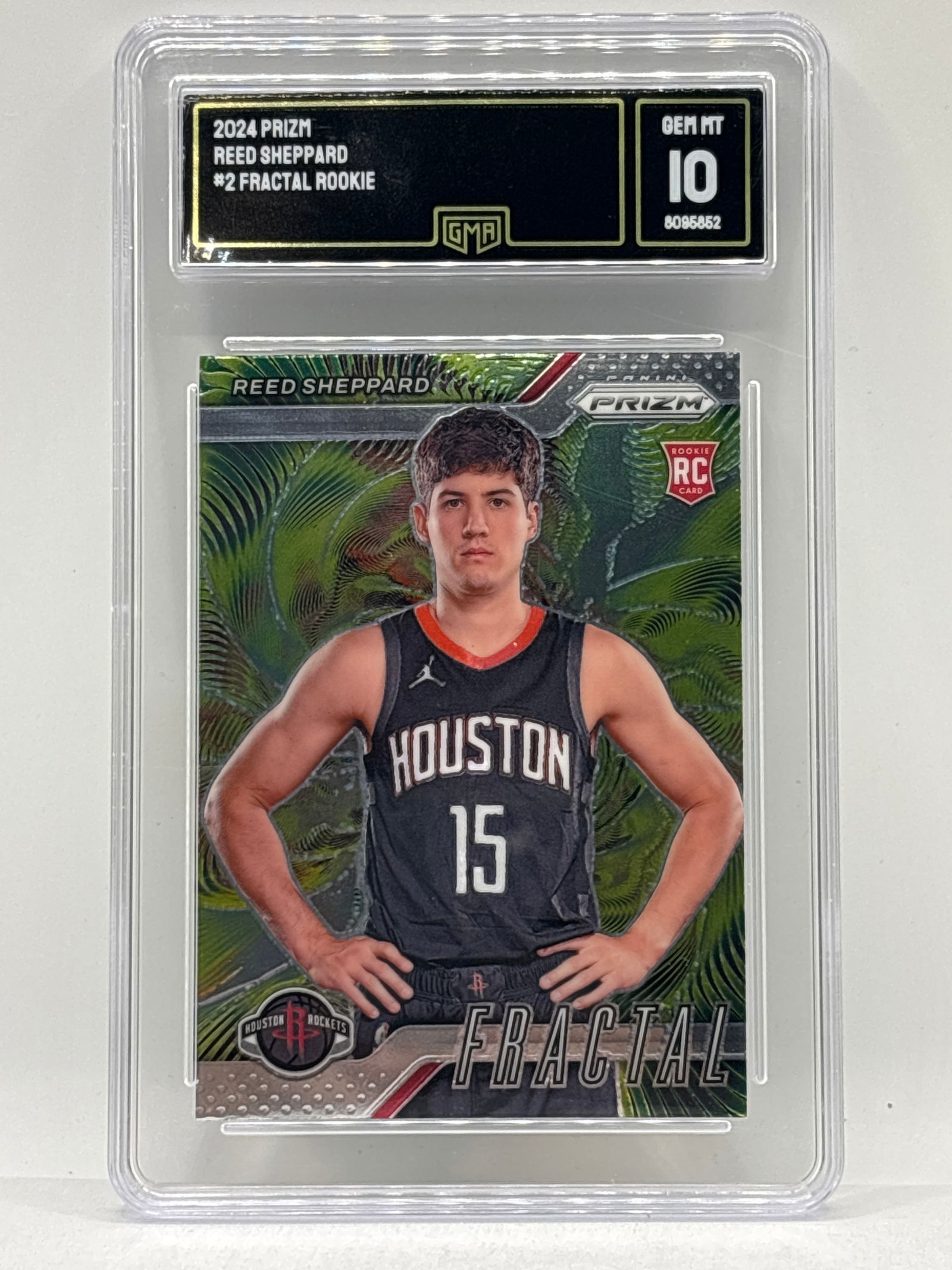 2024 PANINI PRIZM REED SHEPARD FRACTAL ROOKIE CARD GRADED GEM MINT 10: THE HOBBY BOX