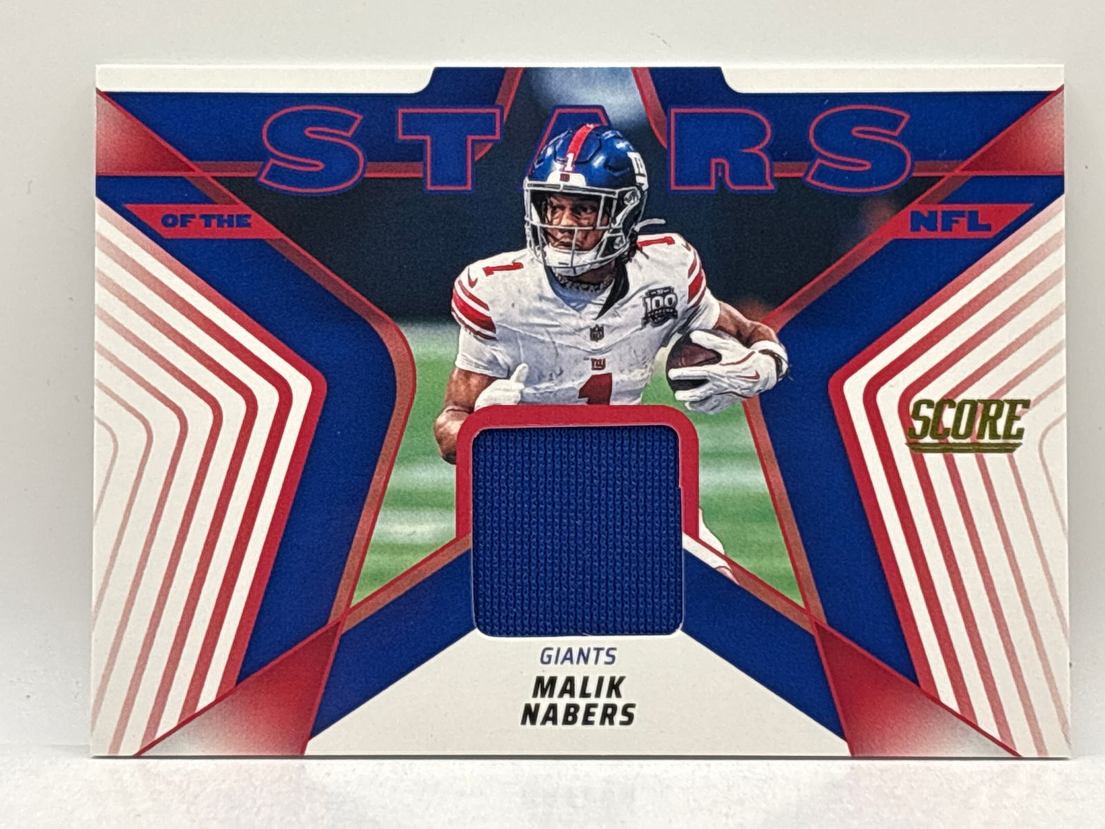 2025 PANINI SCORE MALIK NABERS STARS OF THE MLB MEMORABILIA PATCH: THE HOBBY BOX