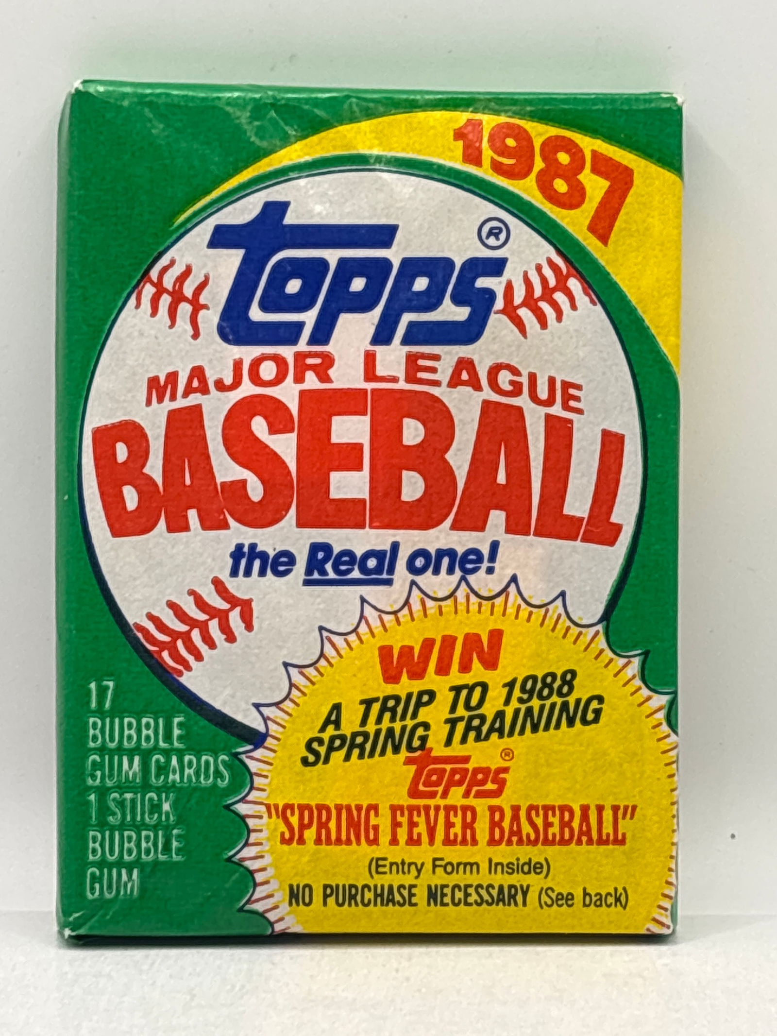 1987 TOPPS MLB BASEBALL PACK: THE HOBBY BOX