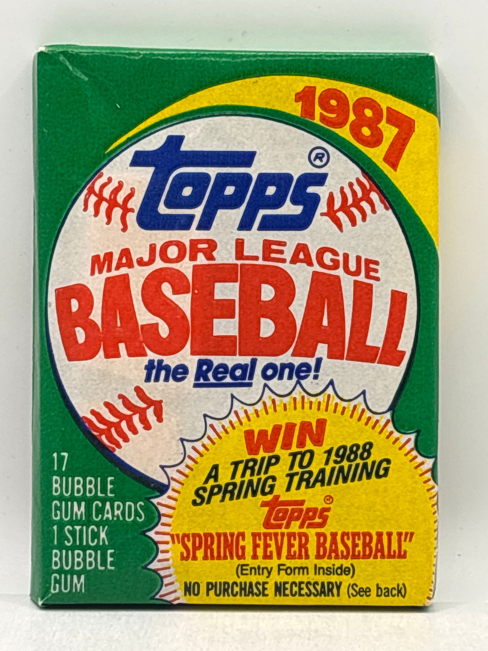 1987 TOPPS MLB BASEBALL PACK: THE HOBBY BOX