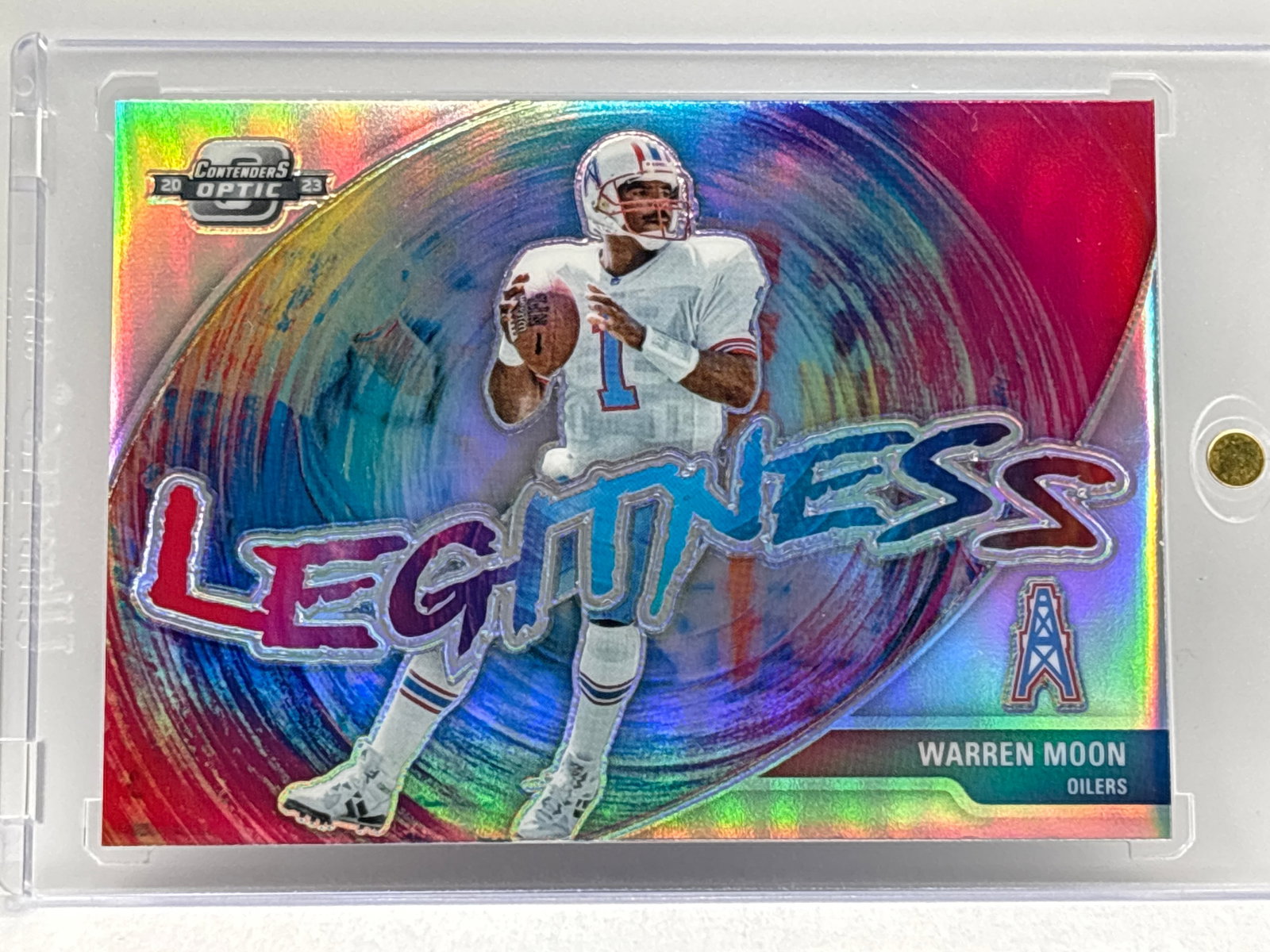 CASE HIT!! 2023 PANINI CONTENDERS OPTIC WARREN MOON LEGITNESS PRIZM HOLO SSP: THE HOBBY BOX