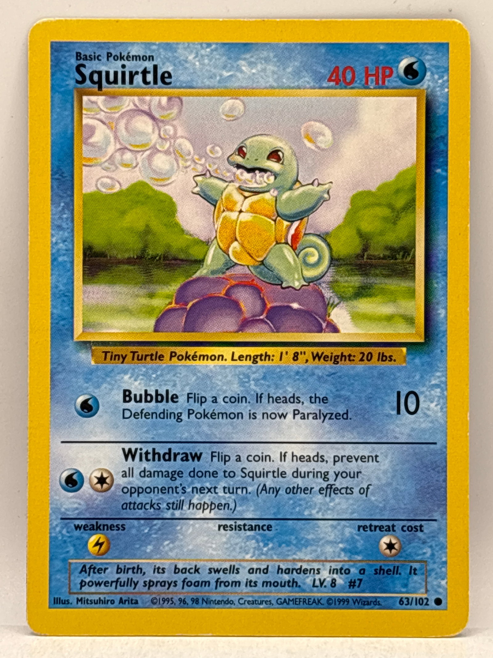 1999 POKÉMON SQUIRTLE: THE HOBBY BOX