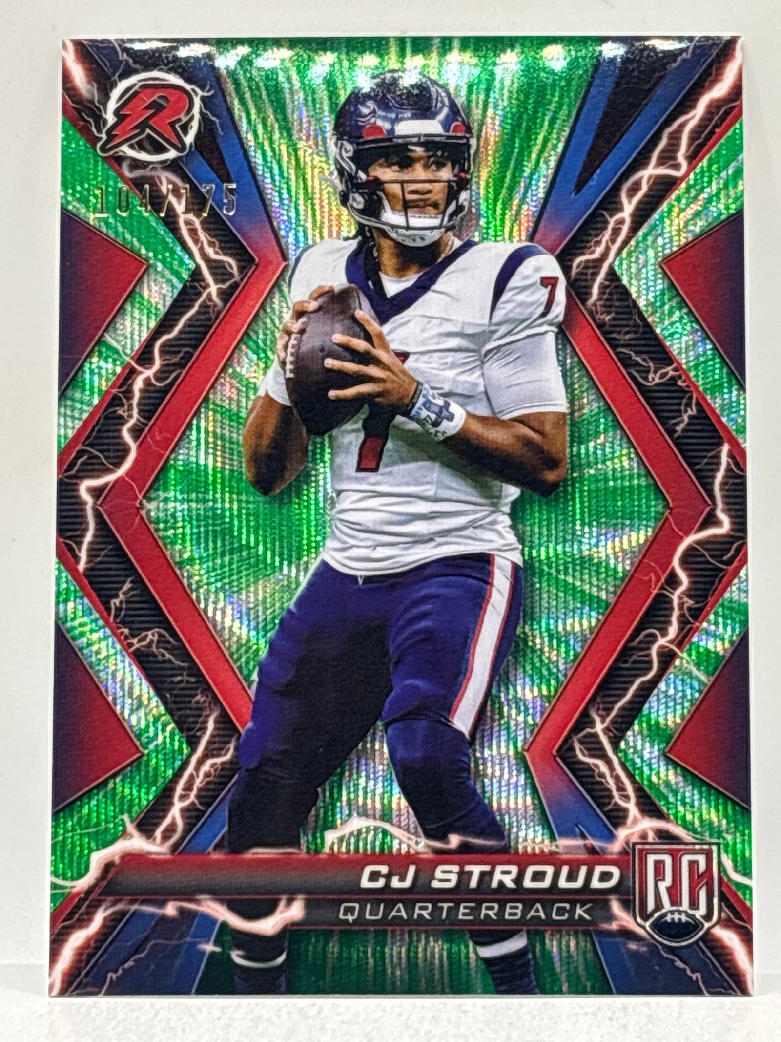 /175 2024 TOPPS COMPOSITE CJ STROUD GREEN LASER WAVE RESURGENCE: THE HOBBY BOX