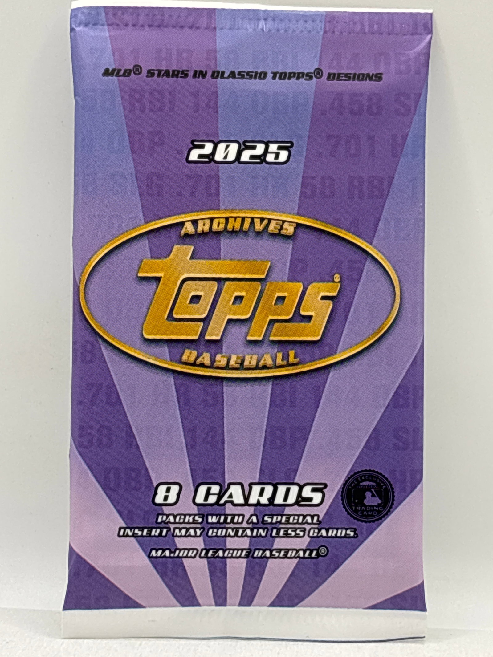 2025 TOPPS ARCHIVES MLB BASEBALL PACK (1 of 1)
