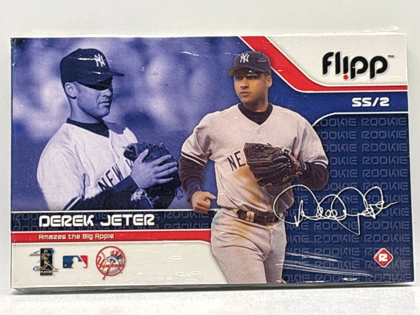 FACTORY SEALED 2002 FLIPP DEREK JETER & ALEX RODRIGUEZ DUAL FLIPPBOOK: THE HOBBY BOX