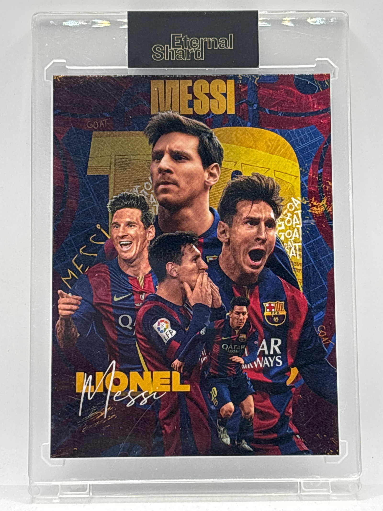 LIMITED RELEASE 2025 ETERNAL SHARD LIONEL MESSI FC BARCELONA: THE HOBBY BOX