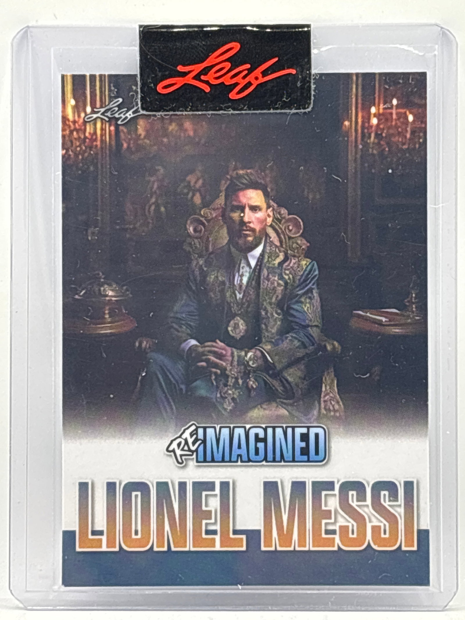 /597 2023 LEAF REIMAGINED LIONEL MESSI: THE HOBBY BOX