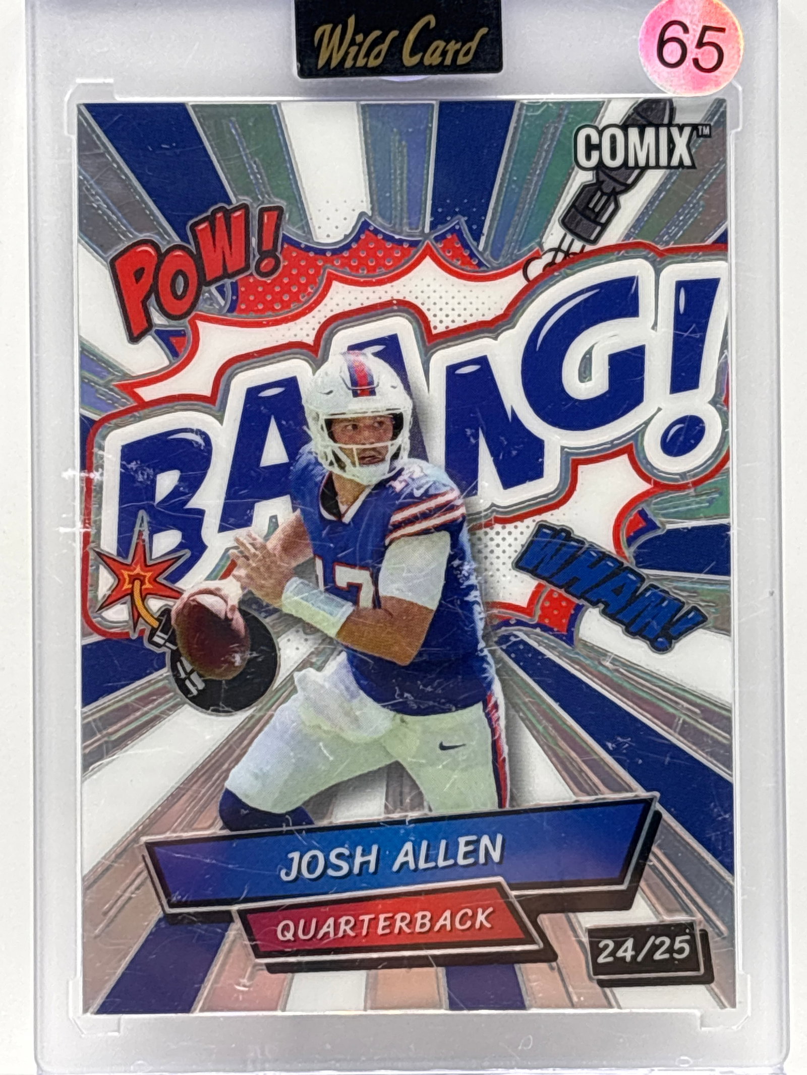 /25 2025 XC COMIC JOSH ALLEN BAANG!: THE HOBBY BOX