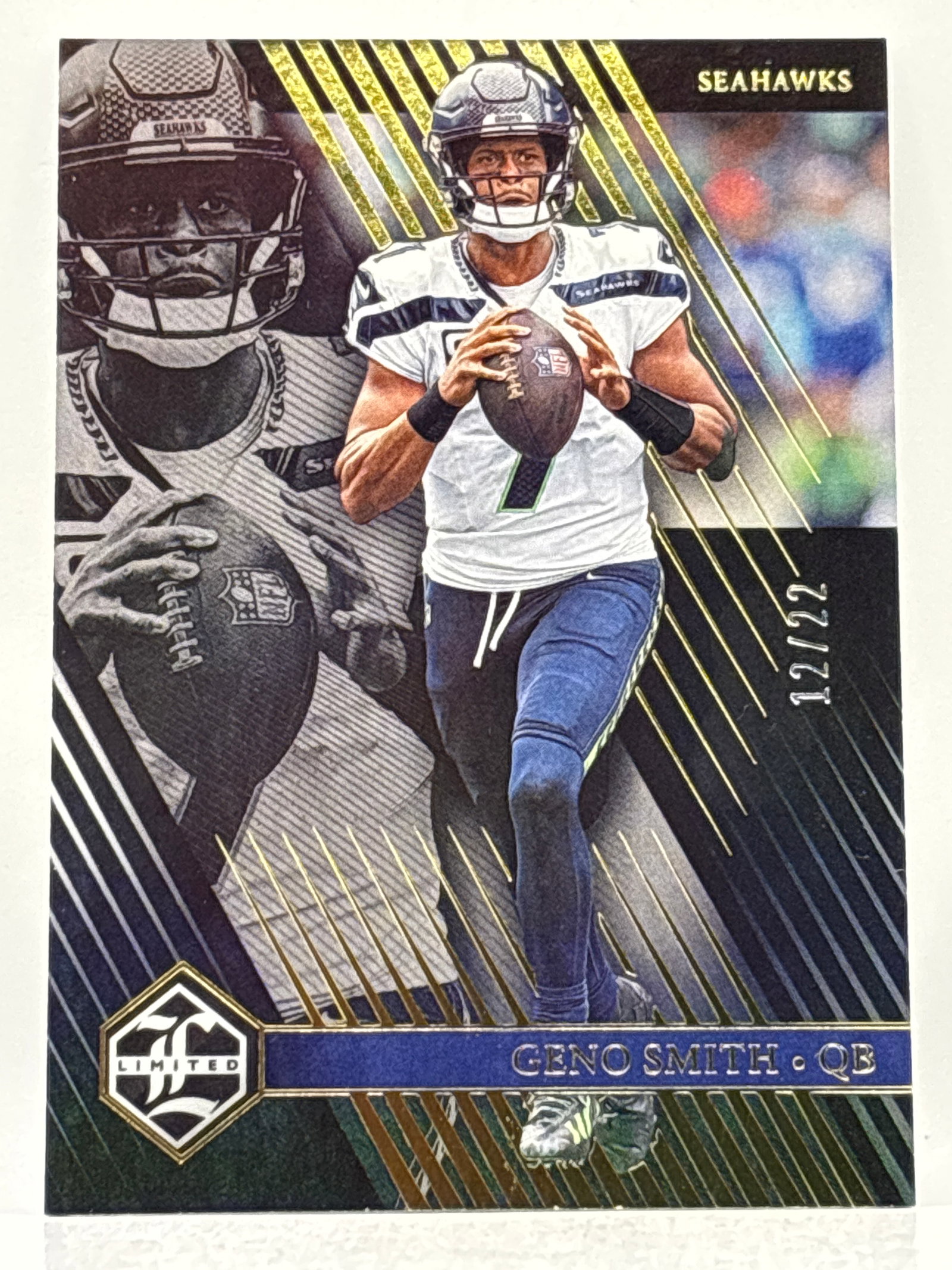 /22 2023 PANINI LIMITED GENO SMITH: THE HOBBY BOX