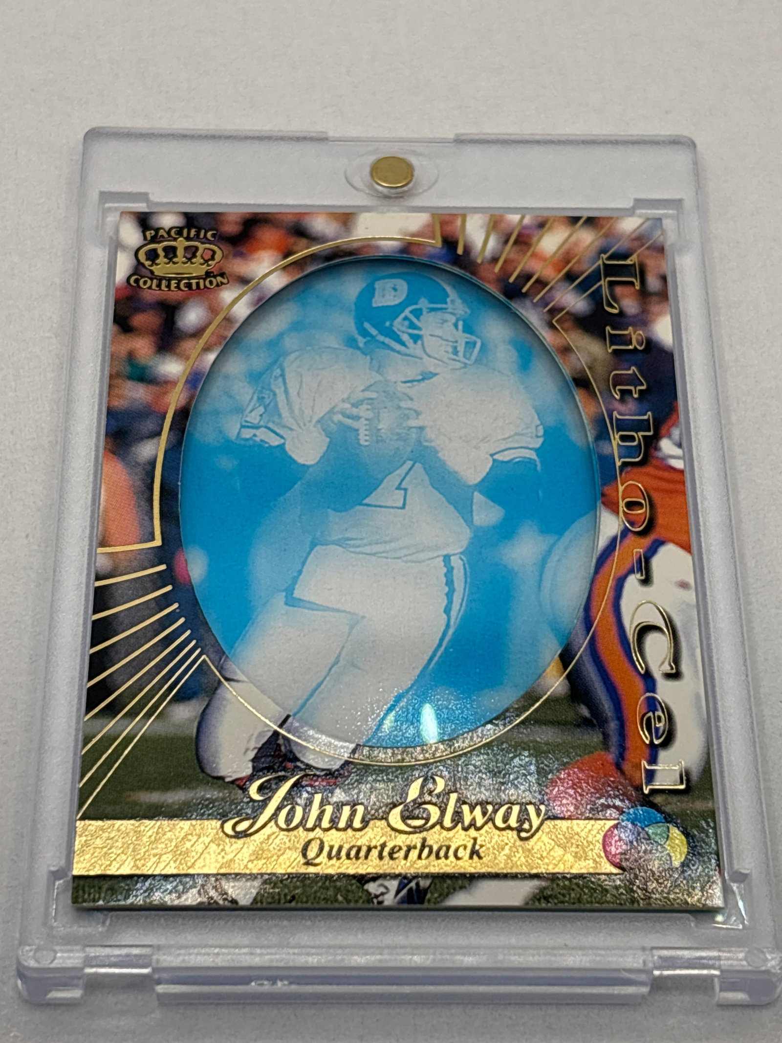 1996 PACIFIC JOHN ELWAY LITHO-CEL SSP: THE HOBBY BOX