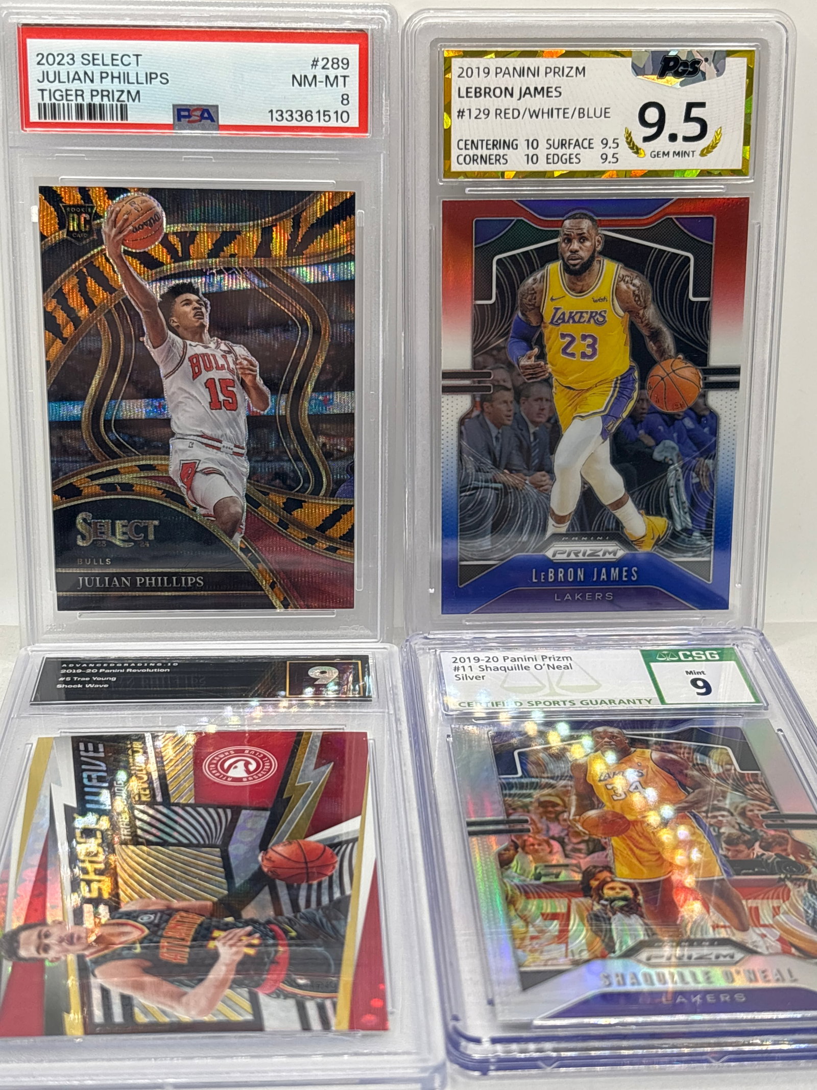 NICE NBA BASKETBALL 4-CARD SLAB LOT: THE HOBBY BOX
