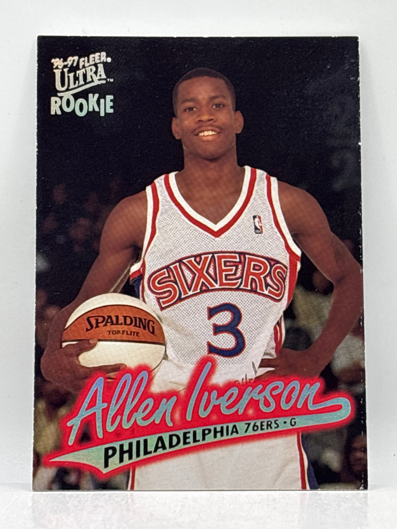 1996 SKYBOX FLEER ULTRA ALLEN IVERSON ROOKIE CARD: THE HOBBY BOX