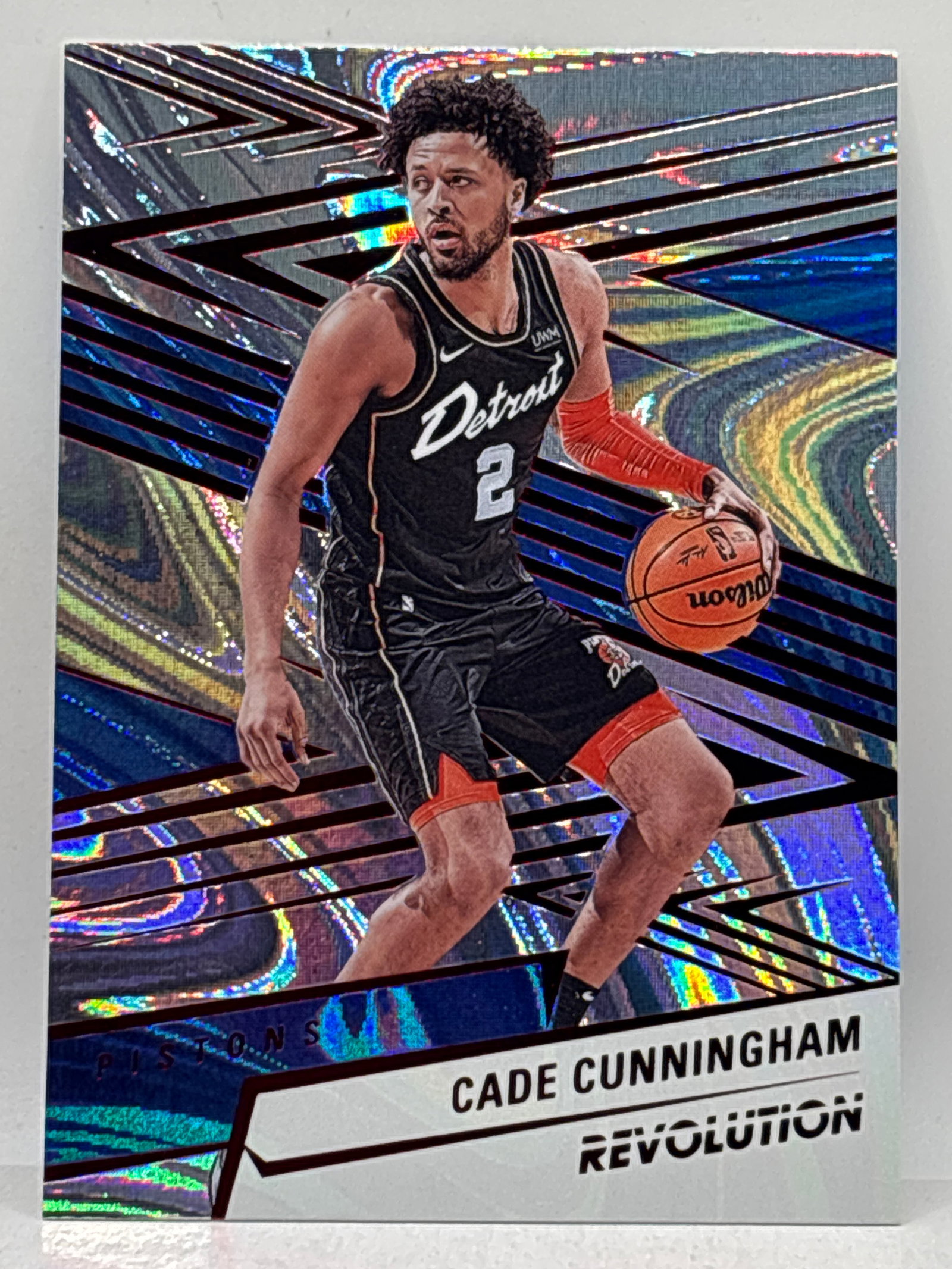 2024-25 PANINI REVOLUTION CADE CUNNINGHAM SWIRL SP: THE HOBBY BOX