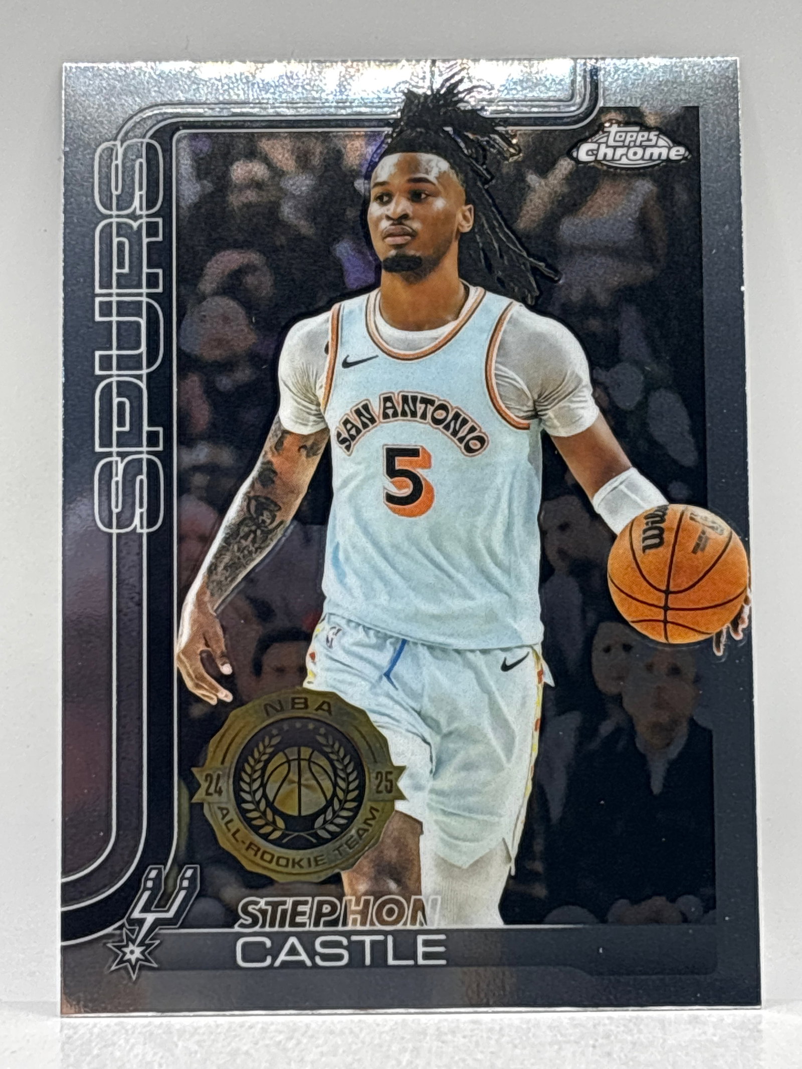 2025 TOPPS CHROME ALL-ROOKIE TEAM STEPHON CASTLE ROOKIE CARD: THE HOBBY BOX