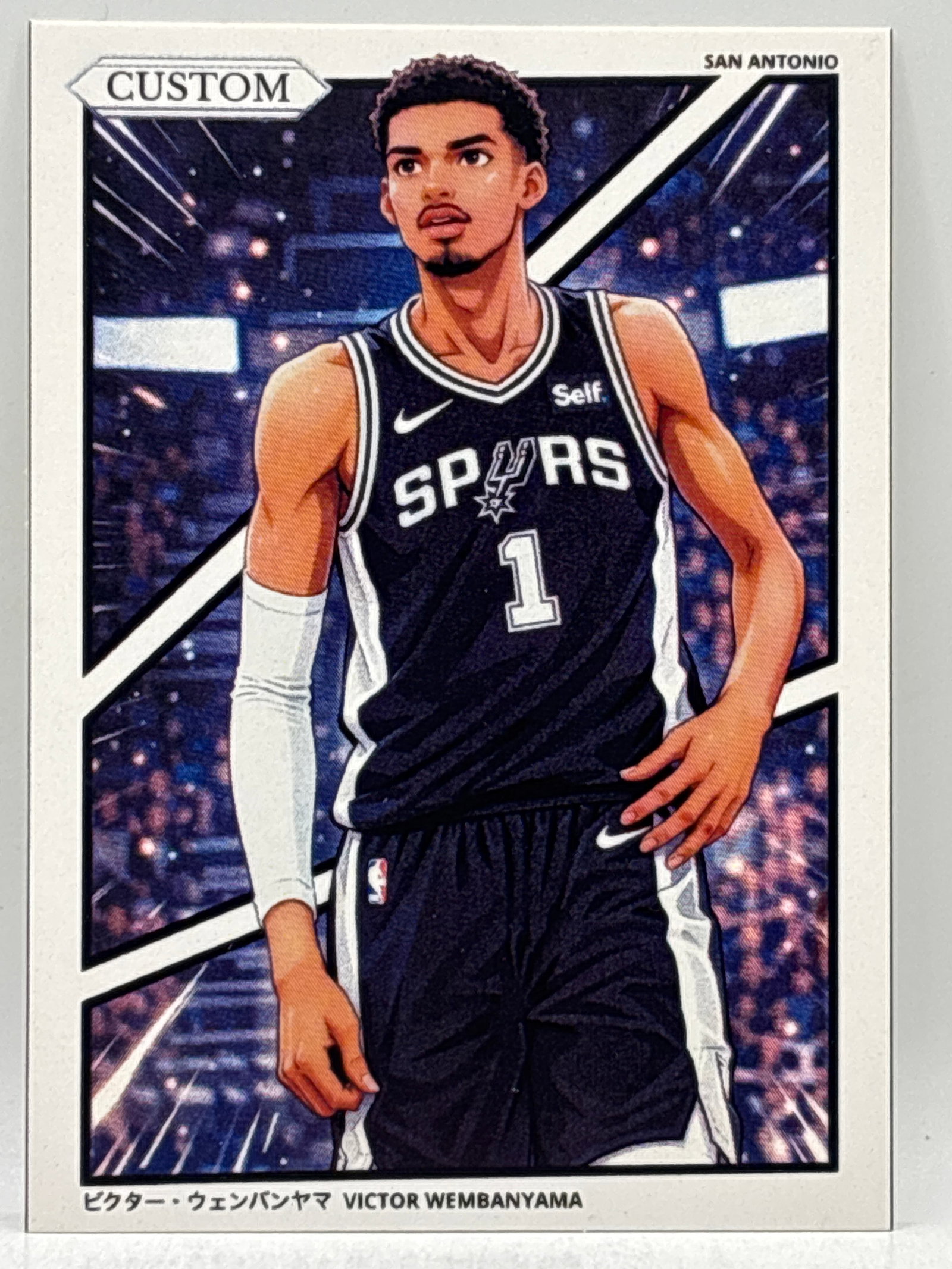 VICTOR WEMBANYAMA ROOKIE IMPRINTS CUSTOM CARD: THE HOBBY BOX