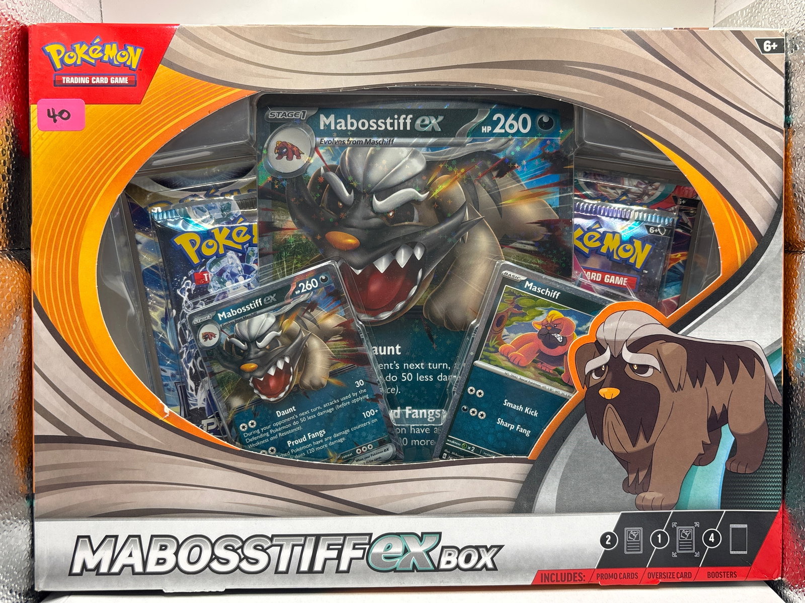 2024 POKÉMON MABOSSTIFF EX FACTORY SEALED BOX: THE HOBBY BOX-CHOOSE ARRANGE YOUR OWN SHIPPING AT CHECKOUT FOR LOWER SHIPPING CHARGES