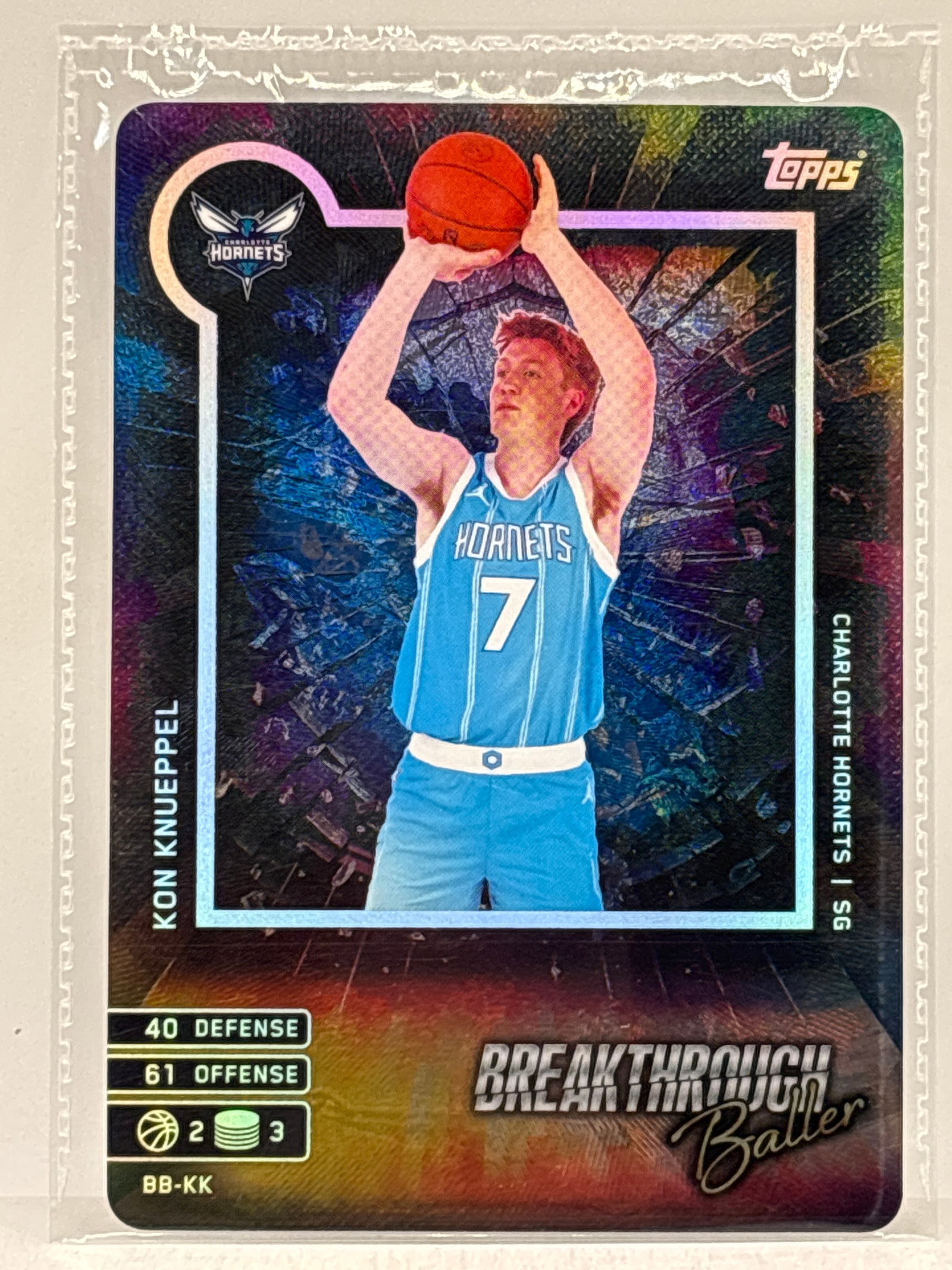 FACTORY SEALED 2025 TOPPS MATCH ATTAX KON KNUEPPEL BREAKTHROUGH BALLER ROOKIE INSERT: THE HOBBY BOX - CHOOSE ARRANGE YOUR OWN SHIPPING WHEN YOU GET YOUR INVOICE FOR CHEAPER SHIPPING