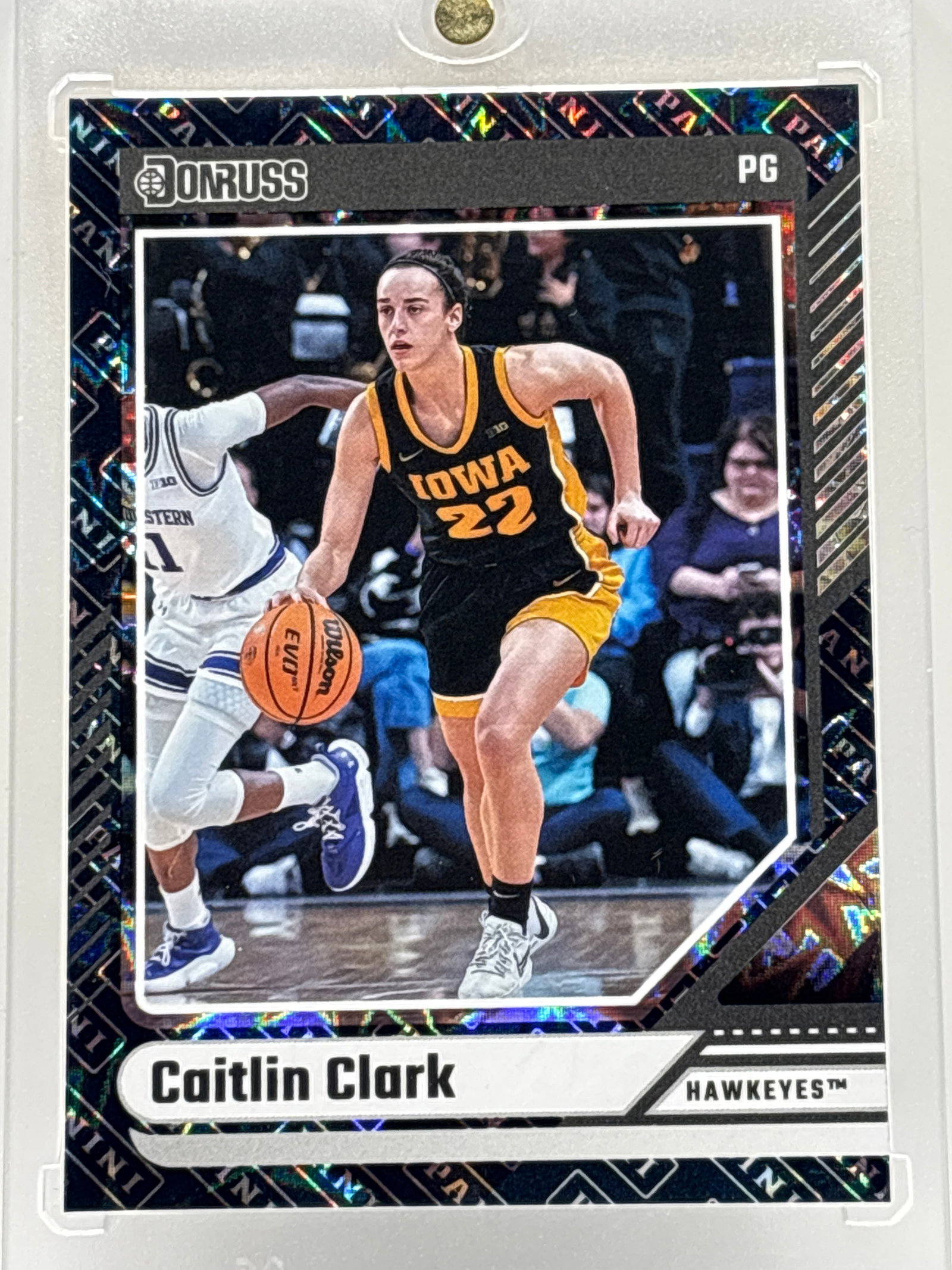 2024 PANINI CAITLIN CLARK COLLECTION PANINI BLACK FOIL ROOKIE SP: THE HOBBY BOX - CHOOSE ARRANGE YOUR OWN SHIPPING WHEN YOU GET YOUR INVOICE FOR CHEAPER SHIPPING