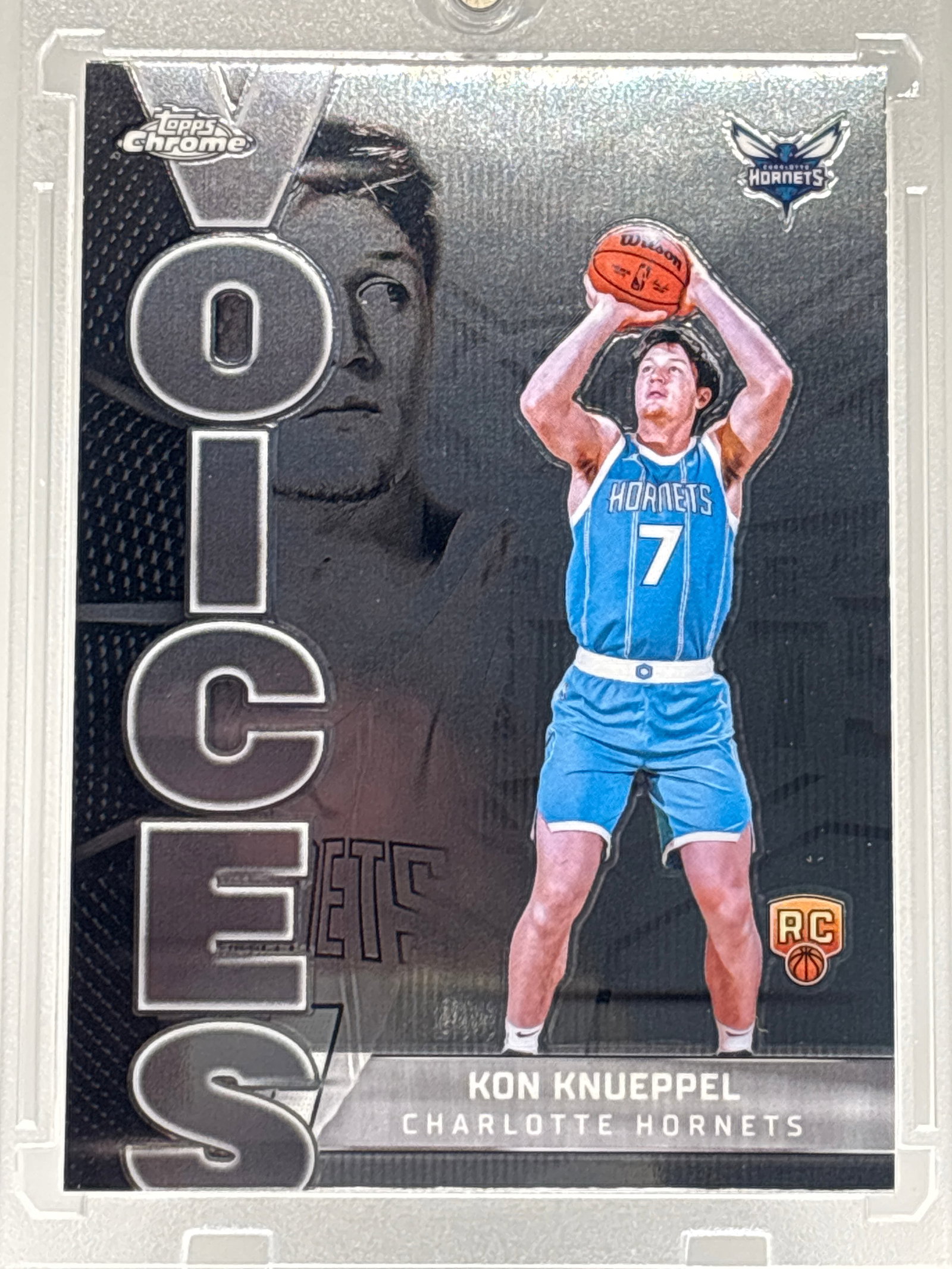 2025 TOPPS CHROME KON KNUEPPEL VOICES ROOKIE INSERT: THE HOBBY BOX - CHOOSE ARRANGE YOUR OWN SHIPPING WHEN YOU GET YOUR INVOICE FOR CHEAPER SHIPPING