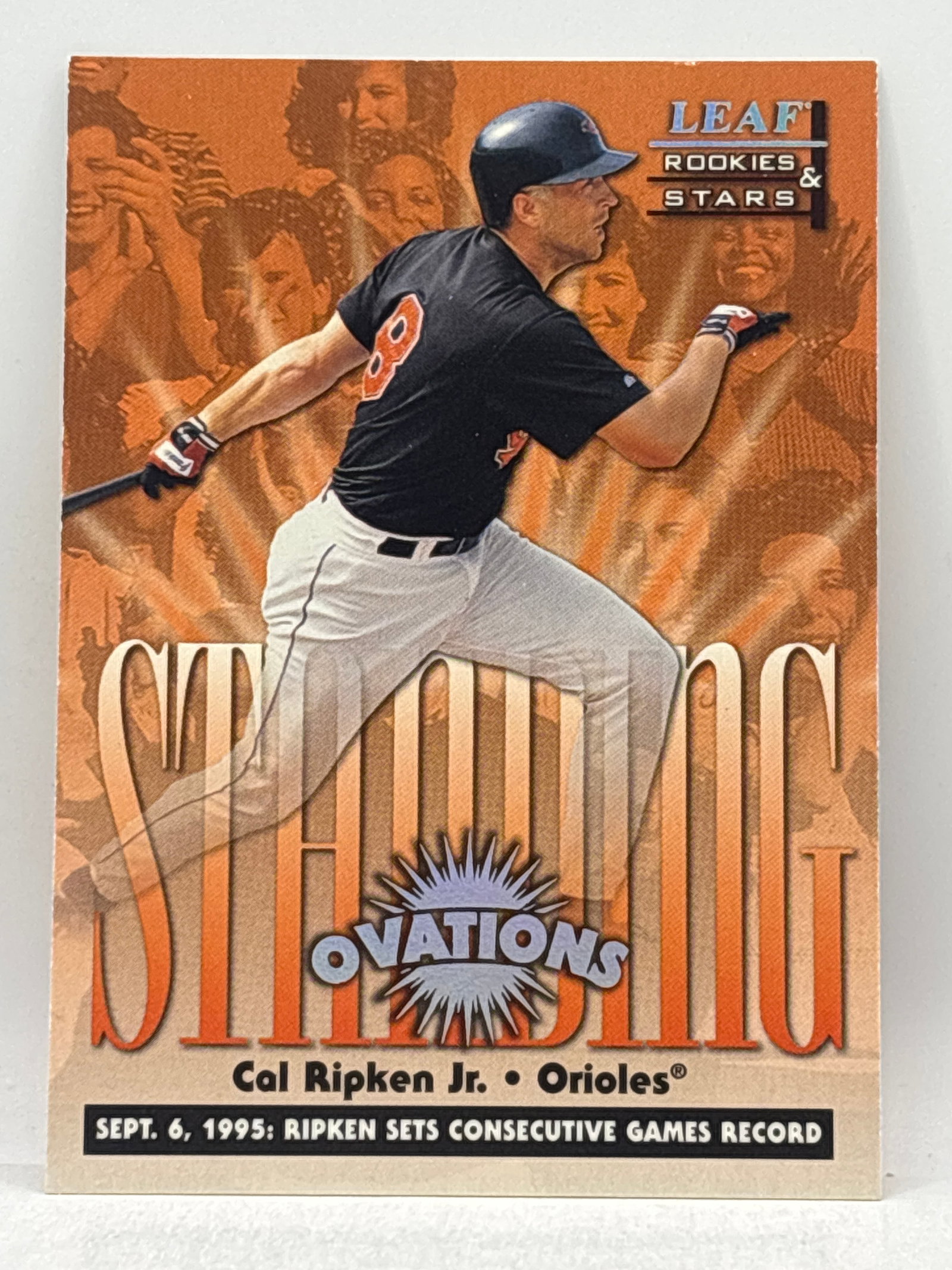 /5000 1998 DONRUSS CAL RIPKIN ROOKIES & STARS SHINING OVATIONS INSERT 6 OF 10 (1 of 3)