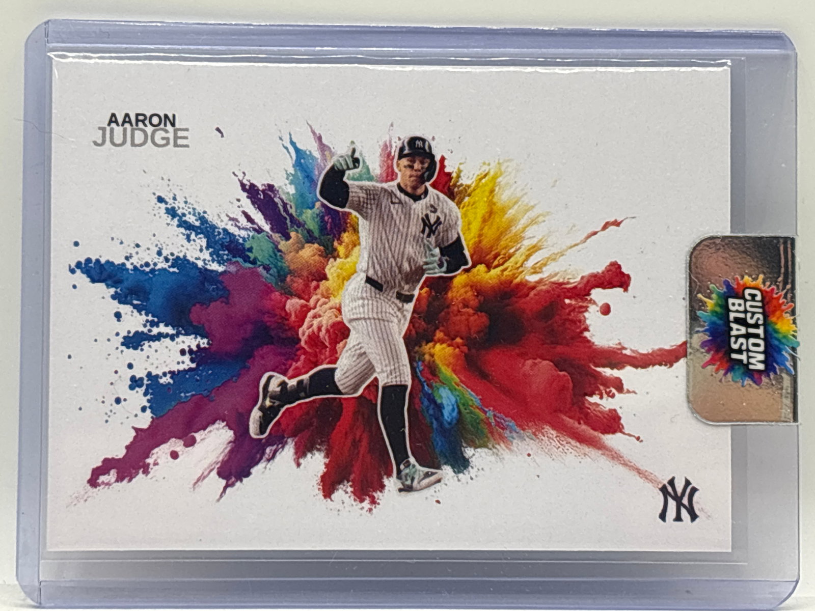 CUSTOM CARD OF AARON JUDGE COLR BLAST CUSTOM BLAST CARD -CUSTOM CARD (1 of 3)