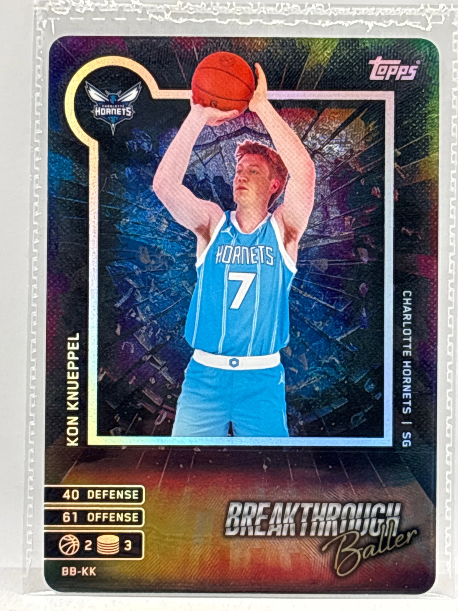 FACTORY SEALED 2025 TOPPS MATCH ATTAX KON KNUEPPEL BREAKTHROUGH BALLER ROOKIE INSERT: THE HOBBY BOX - CHOOSE ARRANGE YOUR OWN SHIPPING WHEN YOU GET YOUR INVOICE FOR CHEAPER SHIPPING