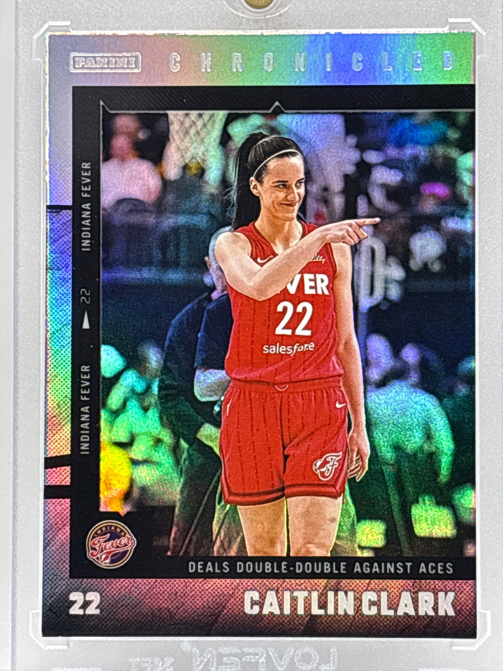 2025 PANINI CAITLIN CLARK CHRONICLED CAITLIN CLARK HOLO (1 of 3)
